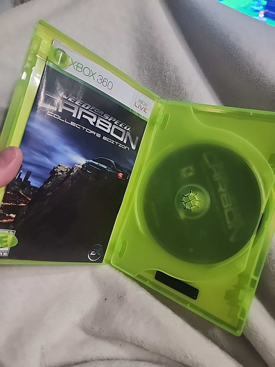 Need For Speed Carbon Collectors Edition Case Manual Bonus Dvd Only Xbox 360