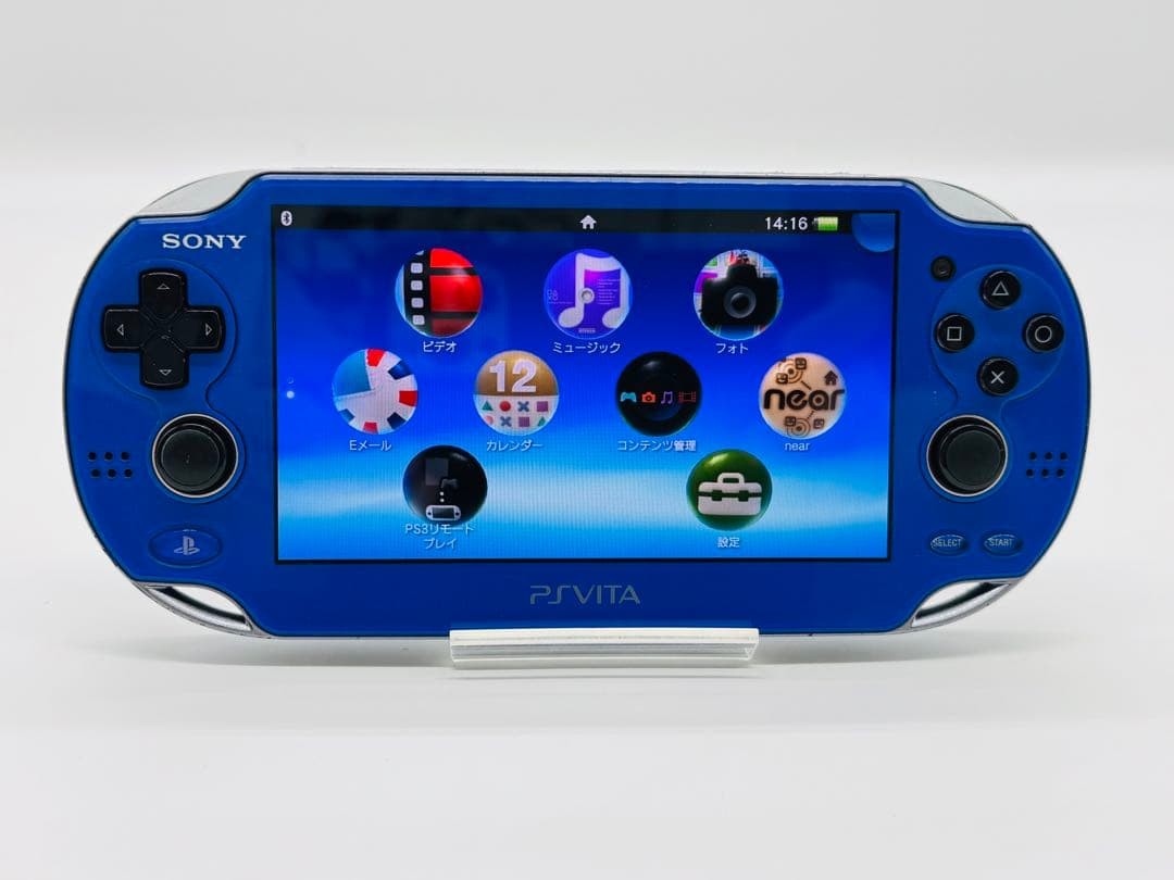 Sony PS Vita PCH-1000 Sapphire Blue Console Tested Working Japan