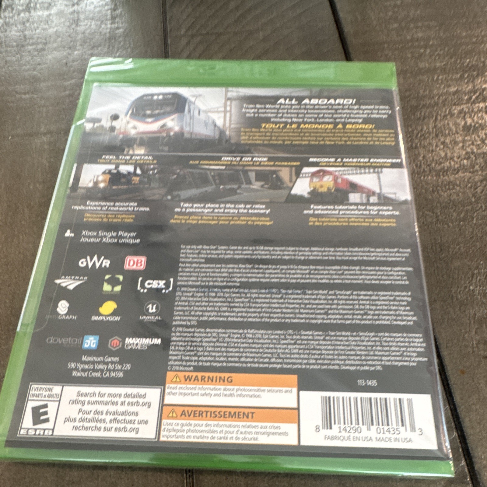 Maximum Games Train Sim World for Xbox One, E-Everyone, NTSC-U/C, 2018
