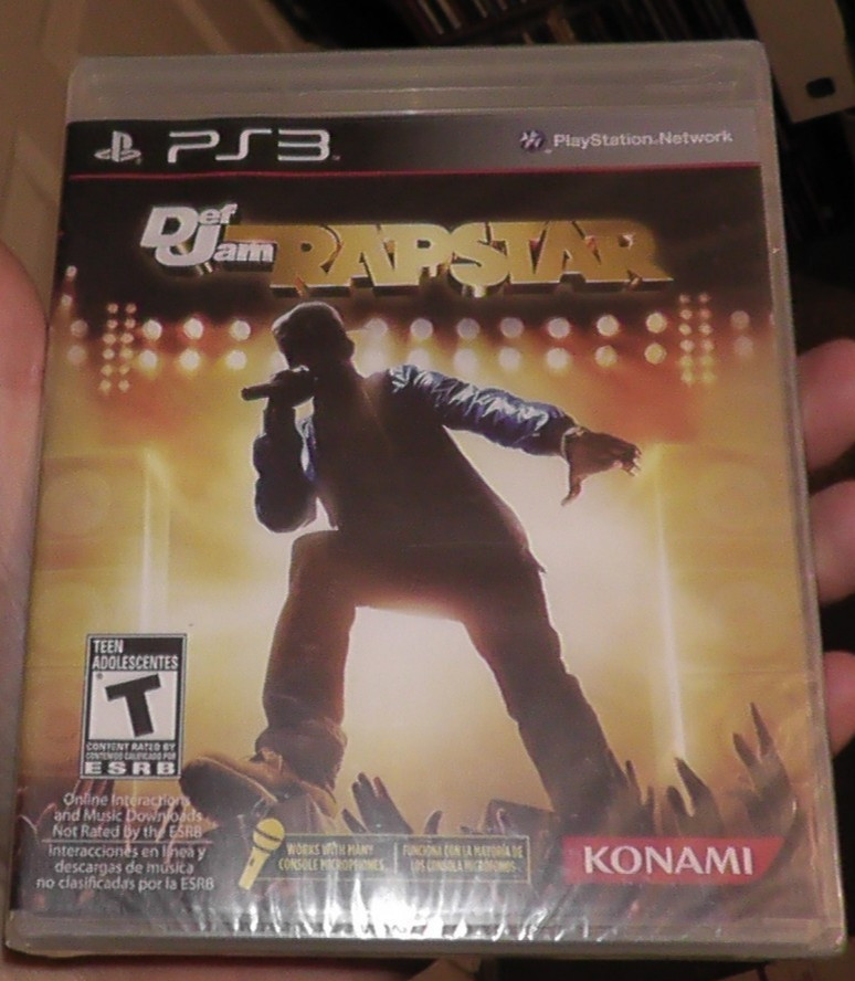 ps3 brand new def jam rapstar playstation 3