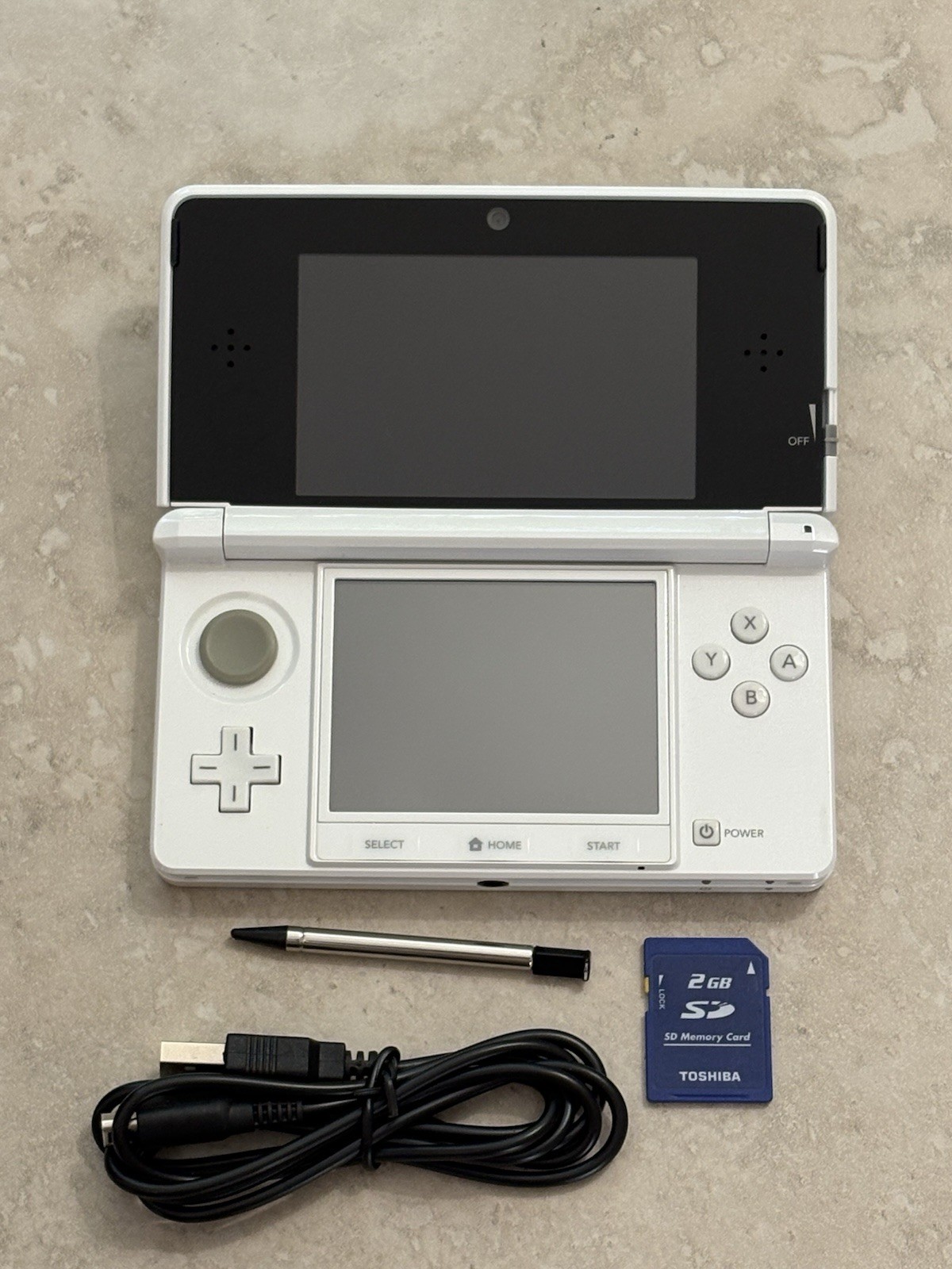 Nintendo 3DS Console White Edition With Charger US SELLER Very Good Condition