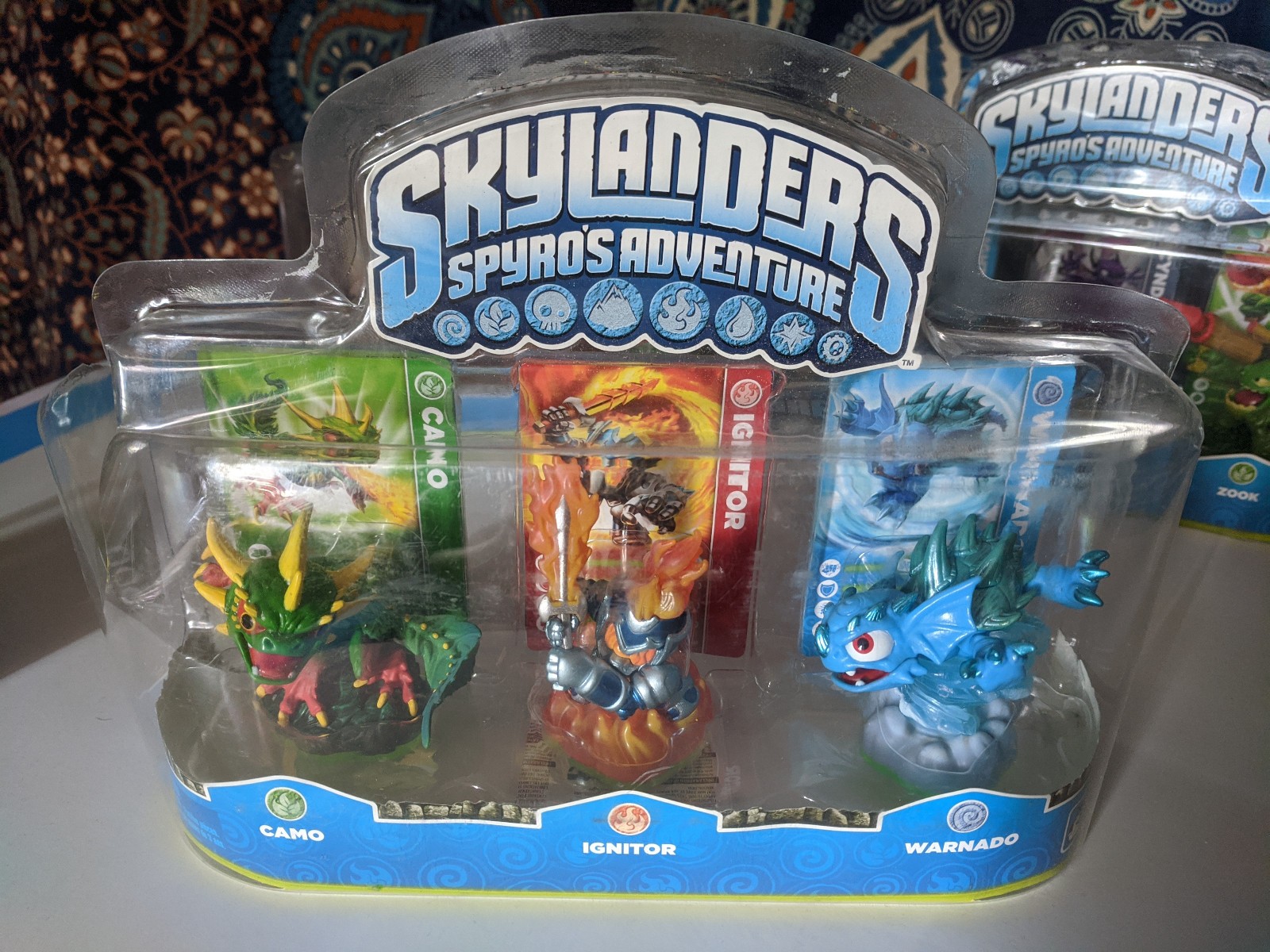 Skylanders Spyro’s Adventure Triple Packs + Dino-Rang Camo Drobot Lightning Rod+
