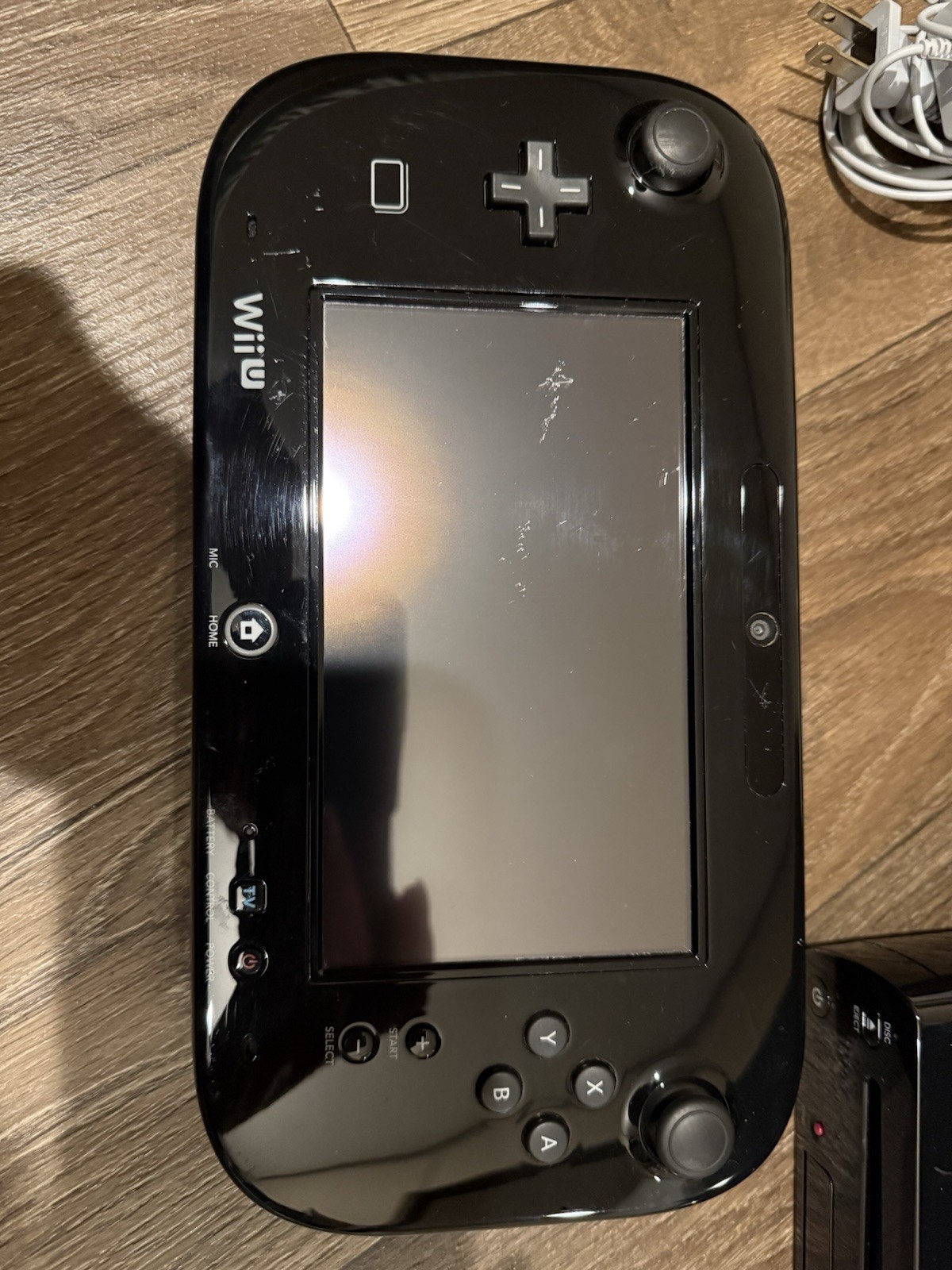 Nintendo Wii U WUP-101 Black Console 32GB w/ Gamepad WUP-010 Works TESTED
