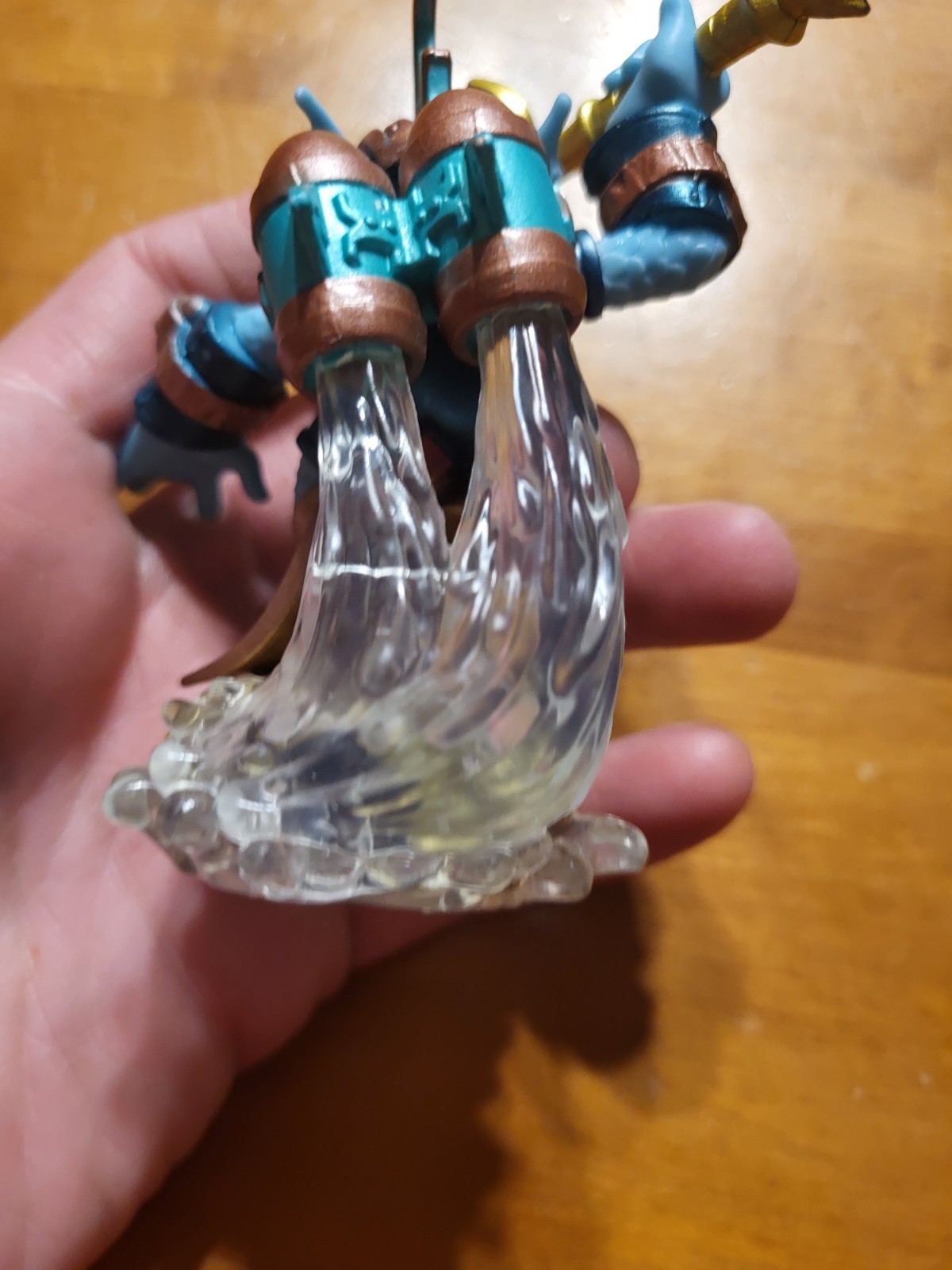Activision Skylanders Superchargers DEEP DIVE GILL GRUNT Figure CLEAR WATER READ