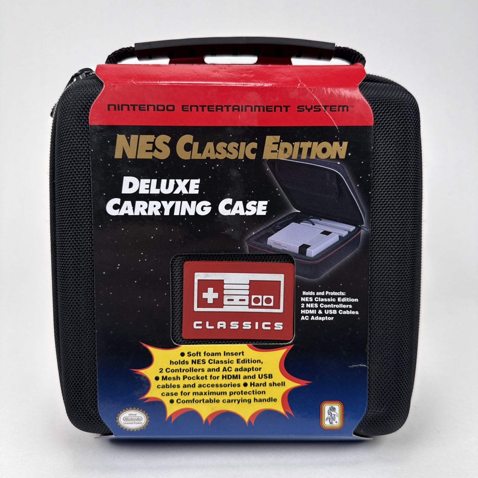 Nintendo Entertainment NES Classic Edition System Deluxe Carrying Case New