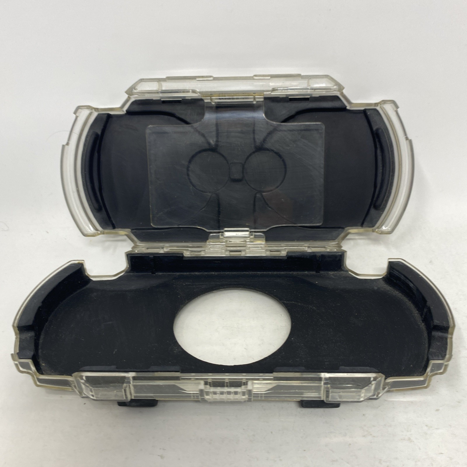 Sony PlayStation Portable PSP Hard Shell Travel Carrying Case Clear For PSP-1001