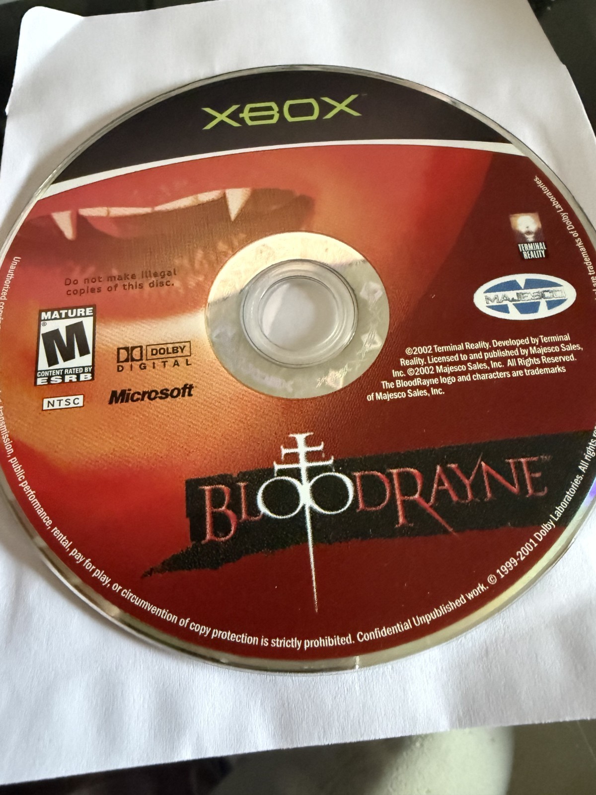 BloodRayne (Xbox) DISC ONLY NO TRACKING (#3223)