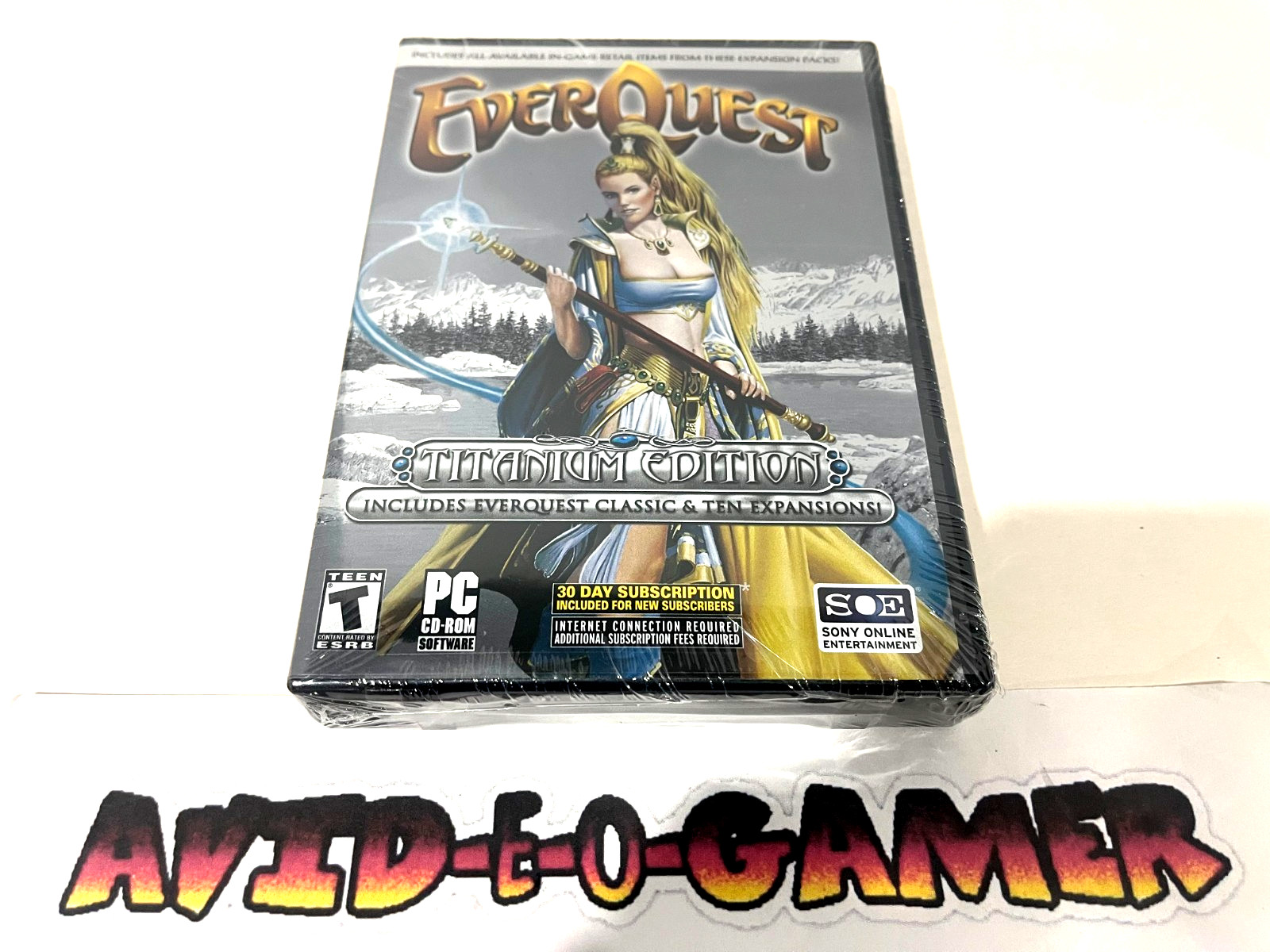 EverQuest: Titanium Edition (PC: Windows, 2006) NTSC RPG SOE Sony New Sealed