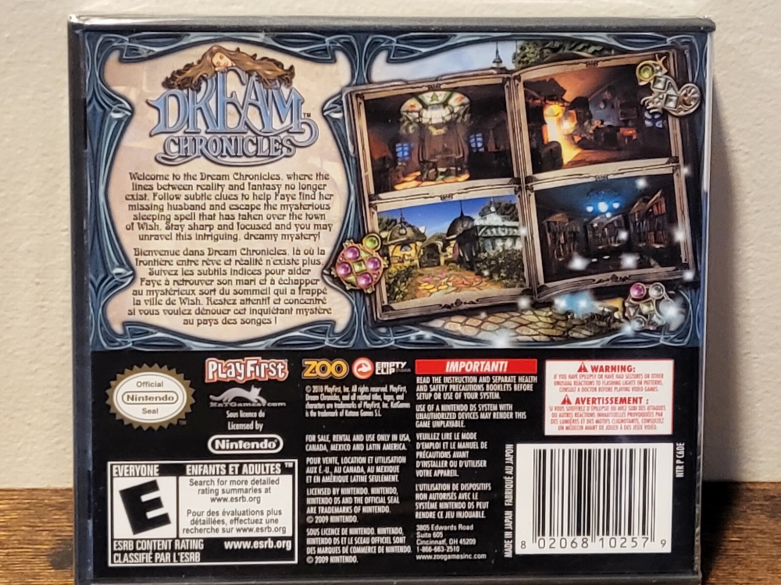 Dream Chronicles (Nintendo DS, 2010) Brand New Factory Sealed
