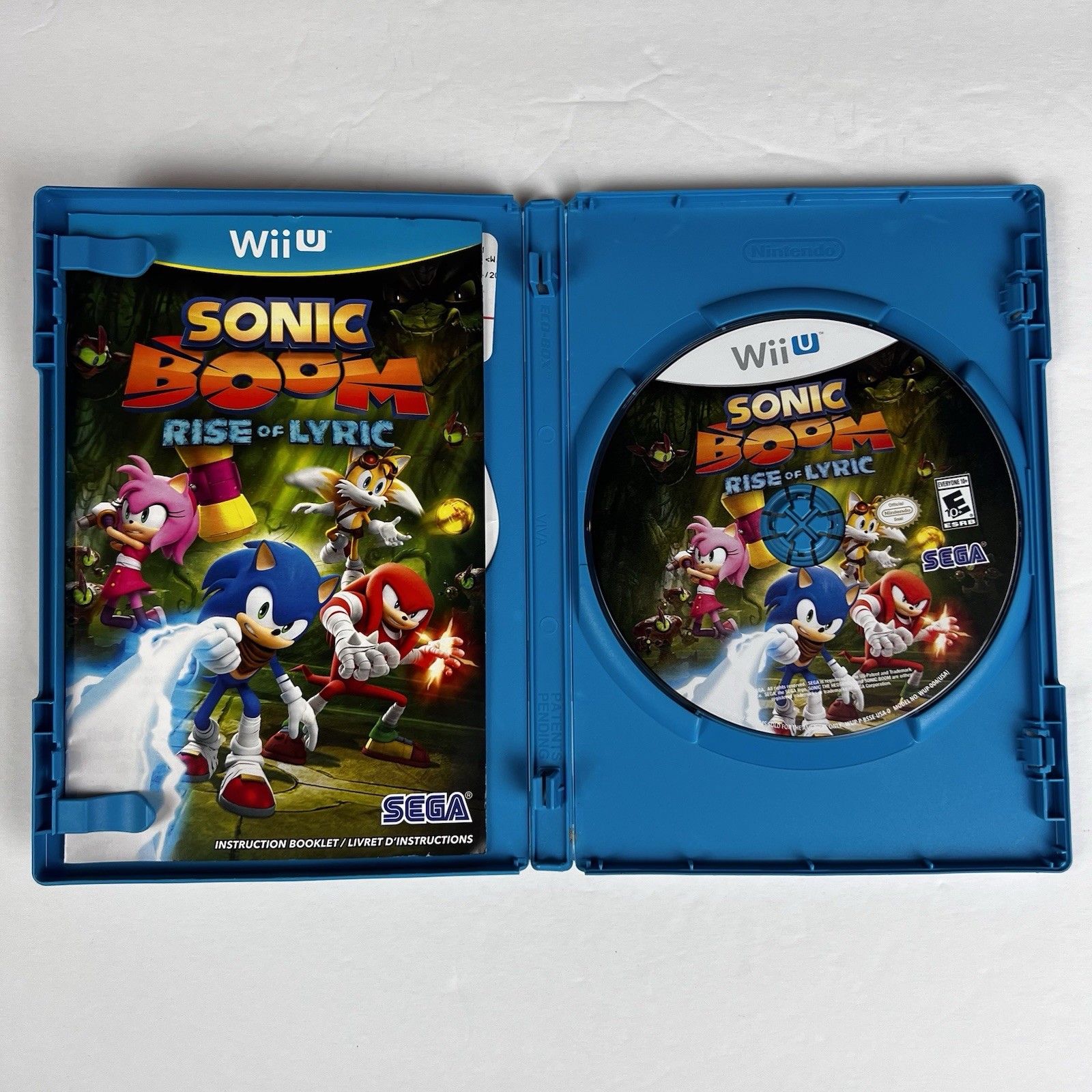 Sonic Boom: Rise of Lyric (Nintendo Wii U, 2014) Complete W/ Manual CIB – Tested