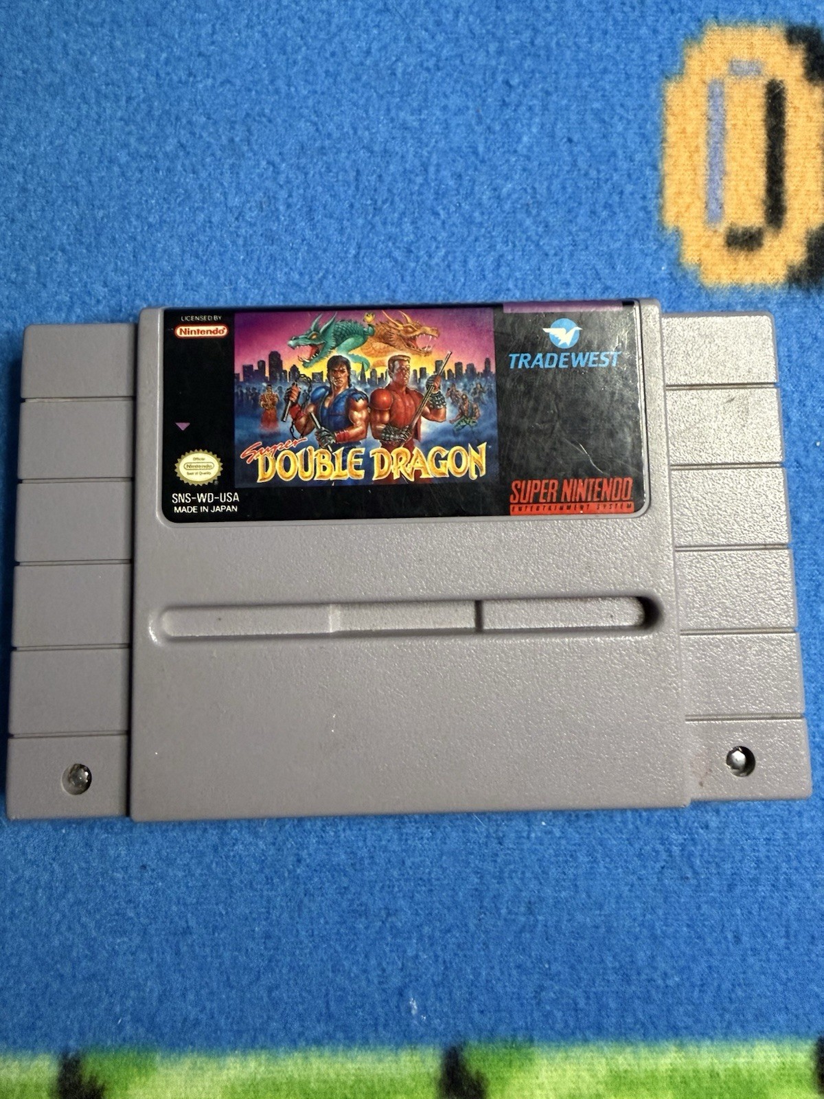 Super Double Dragon Super Nintendo SNES Tested Authentic Fast Shipping
