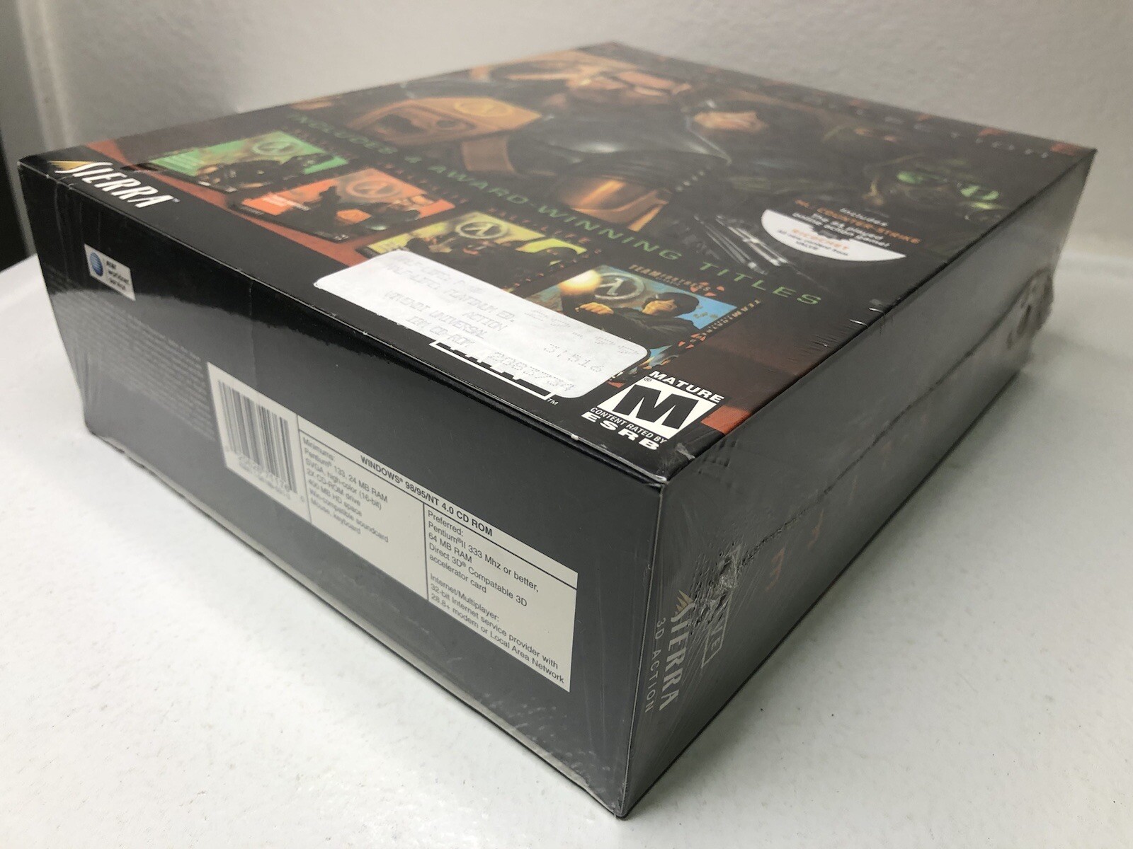 HALF-LIFE PLATINUM COLLECTION 2001 PC CD-Rom Big Box Video Game NEW SEALED RARE!