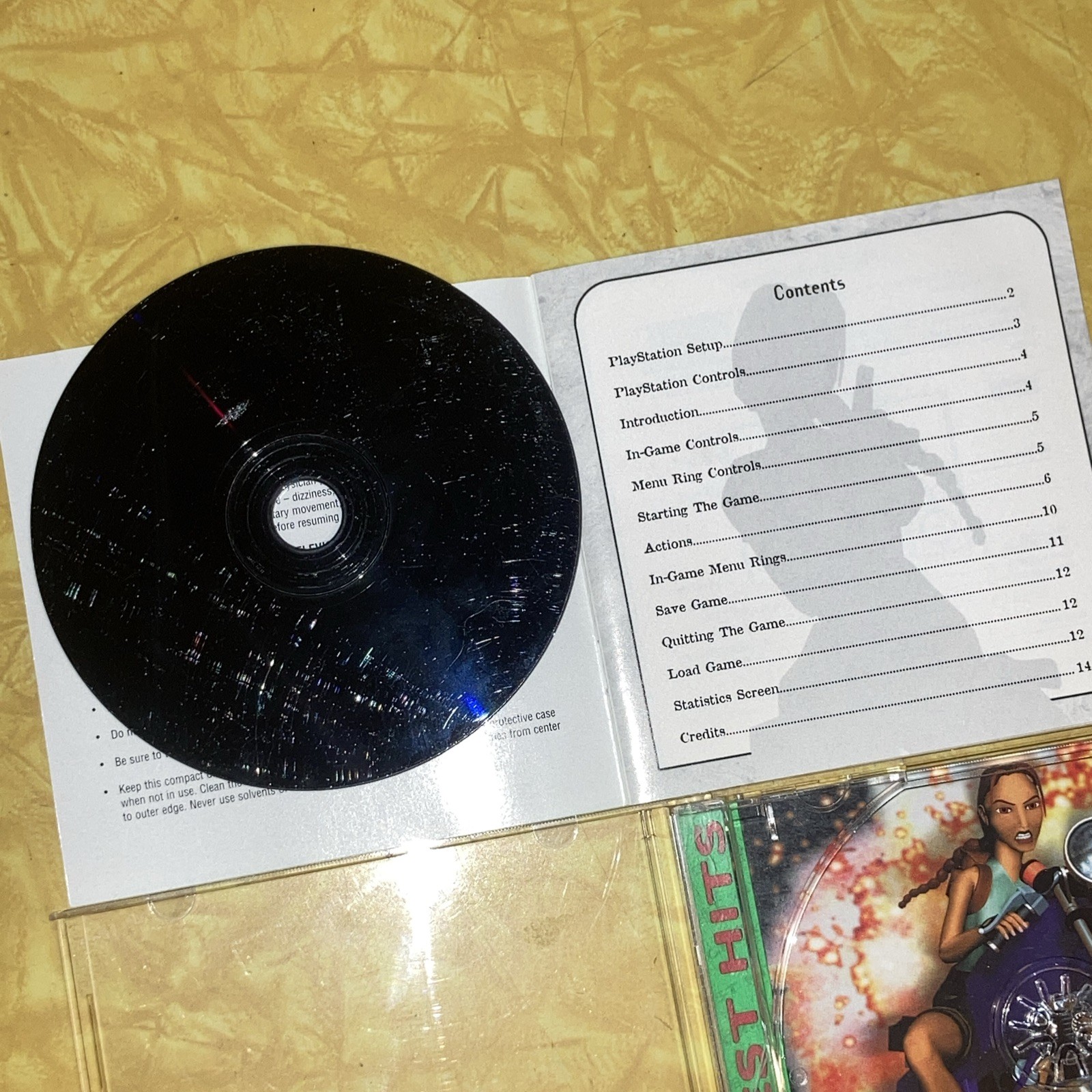 Tomb Raider II PS1 PlayStation 1 Complete W/ Manual CIB Tested