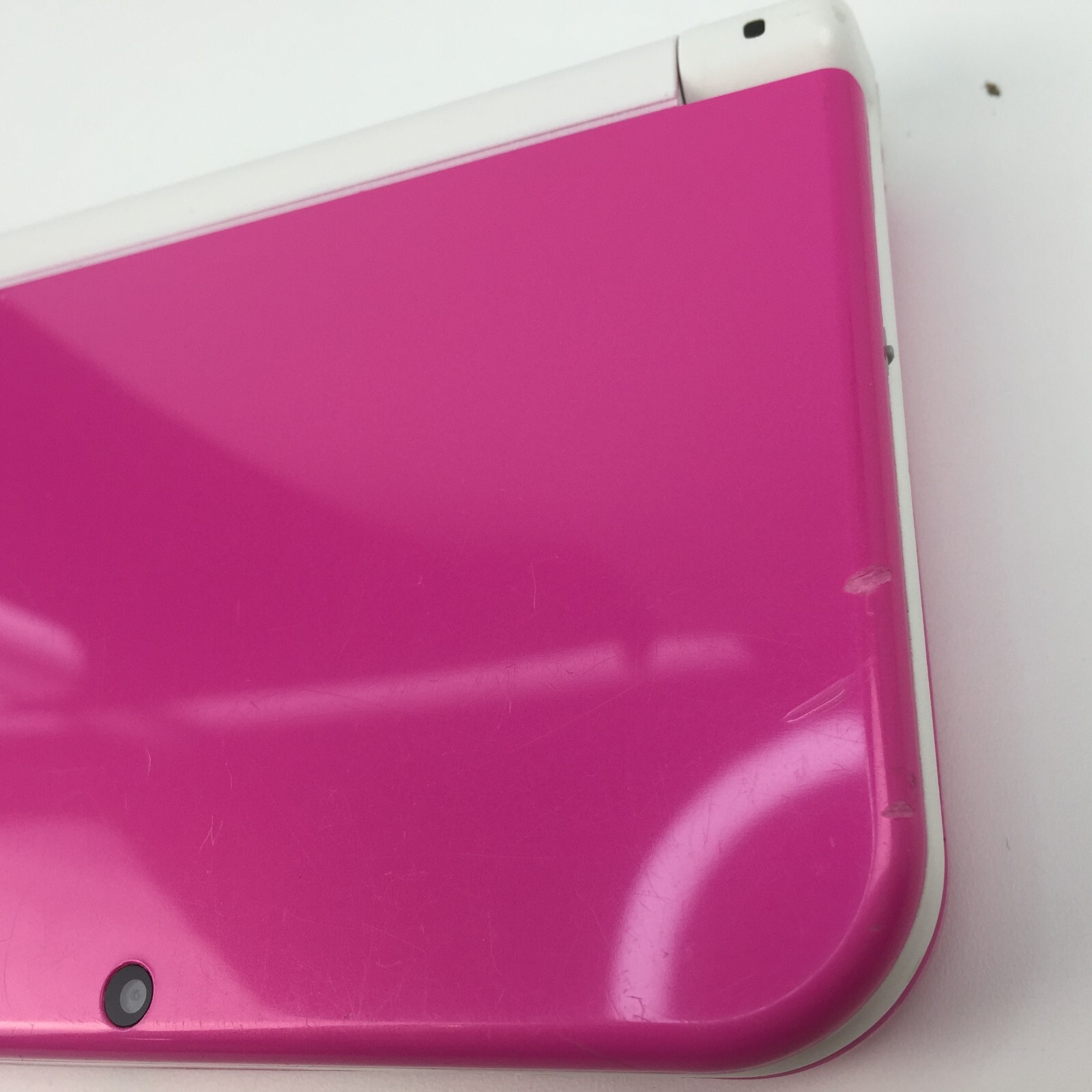 【Very Good】Nintendo New 3DS LL Pink x White Console ONLY Japanese Edition #dj06