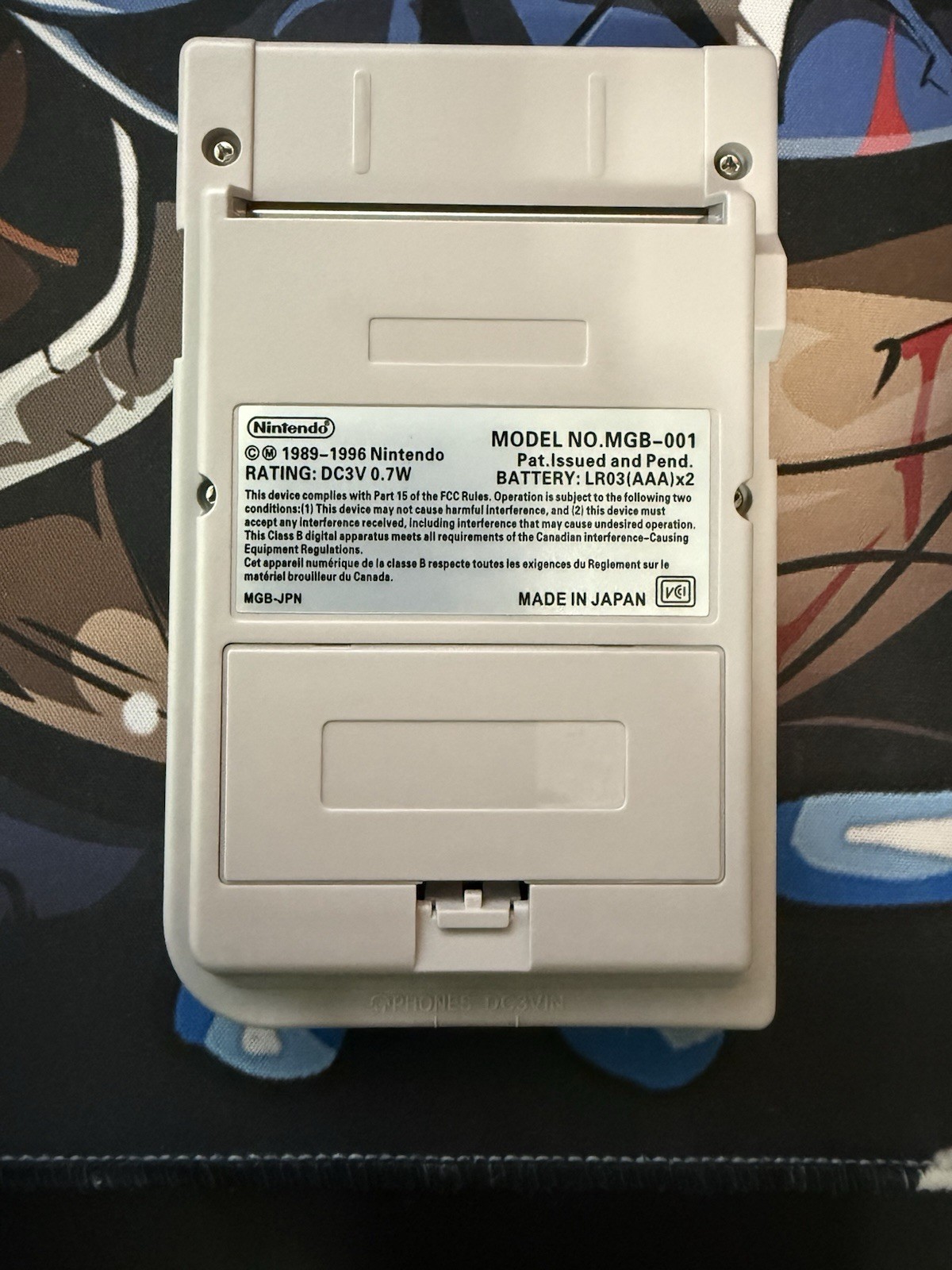 Classic Gray- Gameboy Pocket -W IPS Screen Mod- New Shell New Buttons -Tested