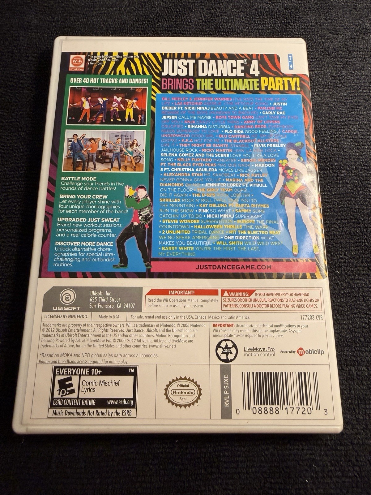 Just Dance 4 – Nintendo Wii