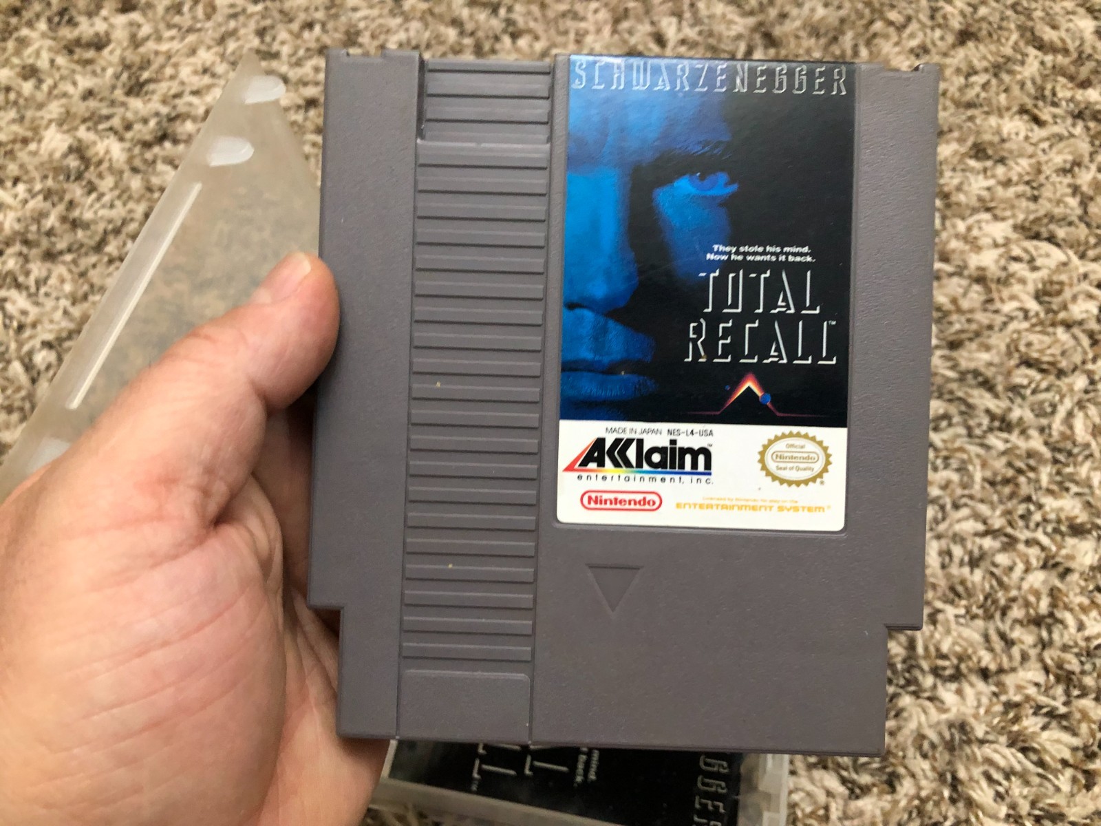Total Recall (Nintendo Entertainment System, 1990) Original Game & Manual Tested
