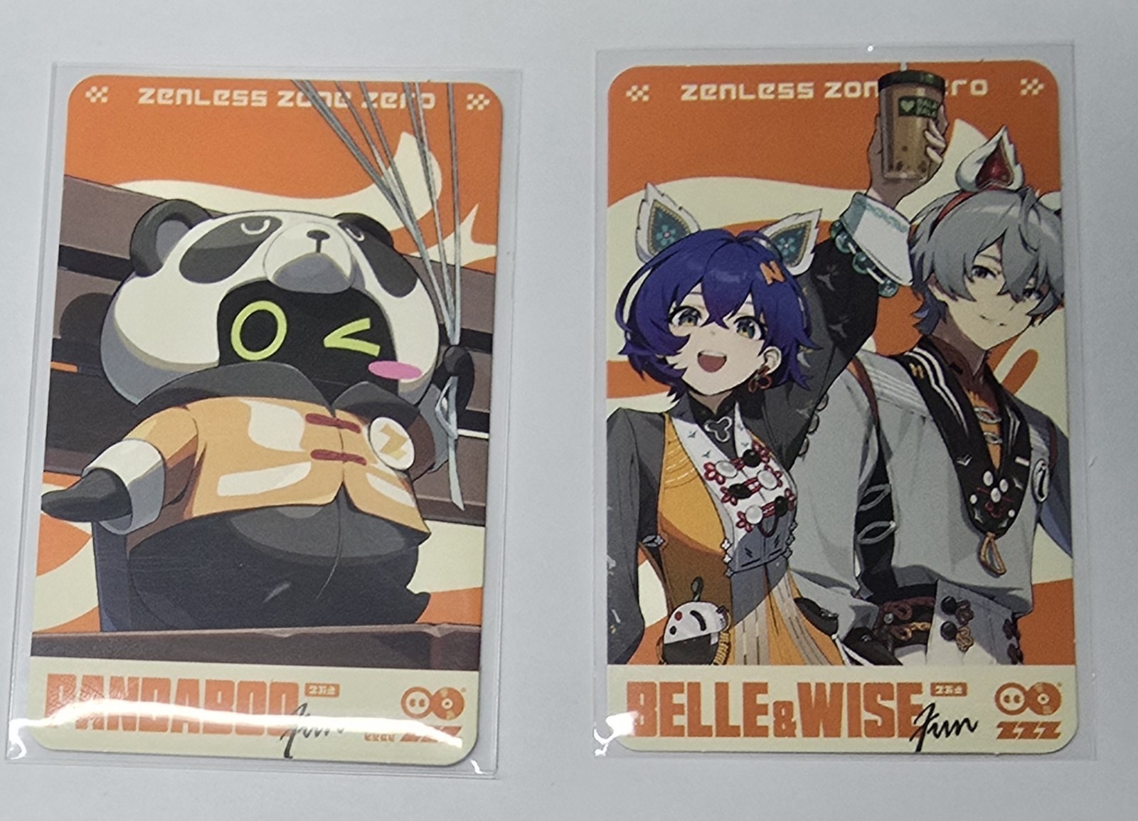 Exclusive Korea Belle & Wise Photocard Zenless zone zero hoyoland Pandaboo food