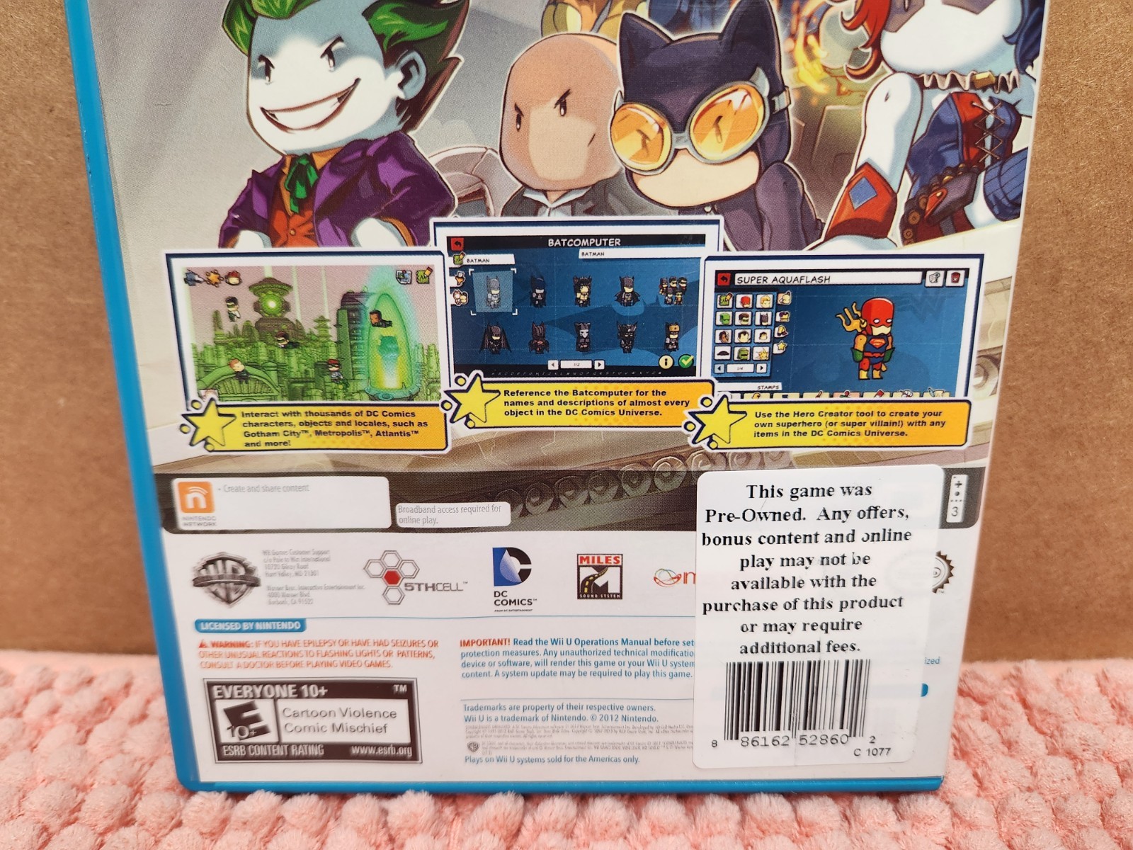 “Scribblenauts Unmasked: A DC Comics Adventure” (Wii, 2012) & Green Lantern DVD