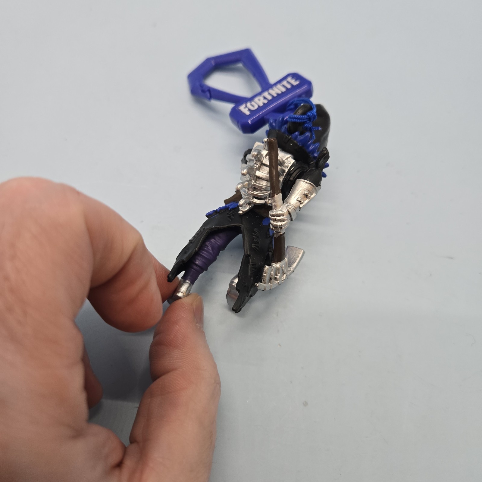 FORTNITE BACKPACK CLIPS • Lot Of 3 Vinyl Figures RAGNAROK, RAVEN, DIRE Keychains