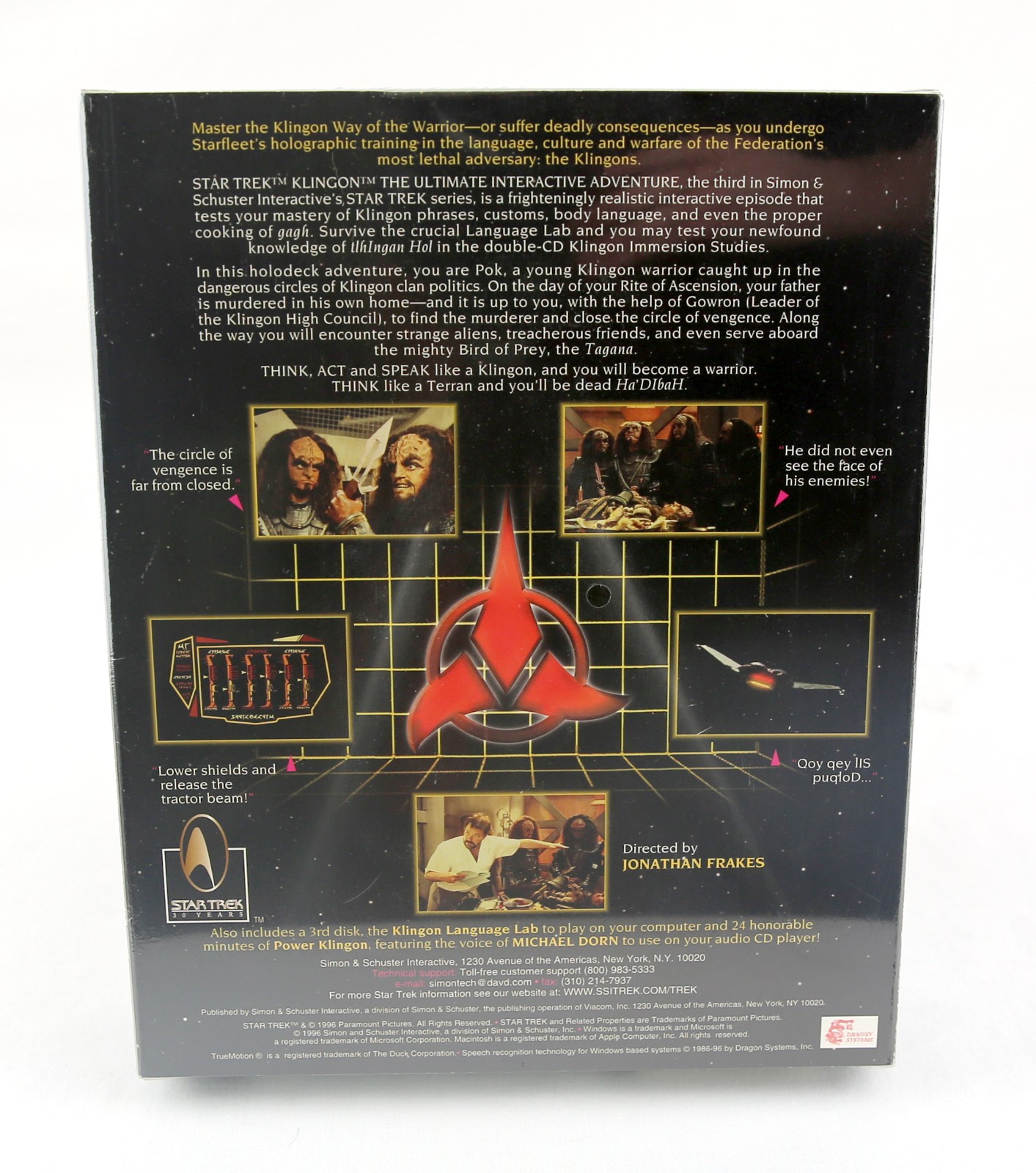 SEALED LOT Star Trek Game Lot with Interplay Production Hat RARE Big Box PC