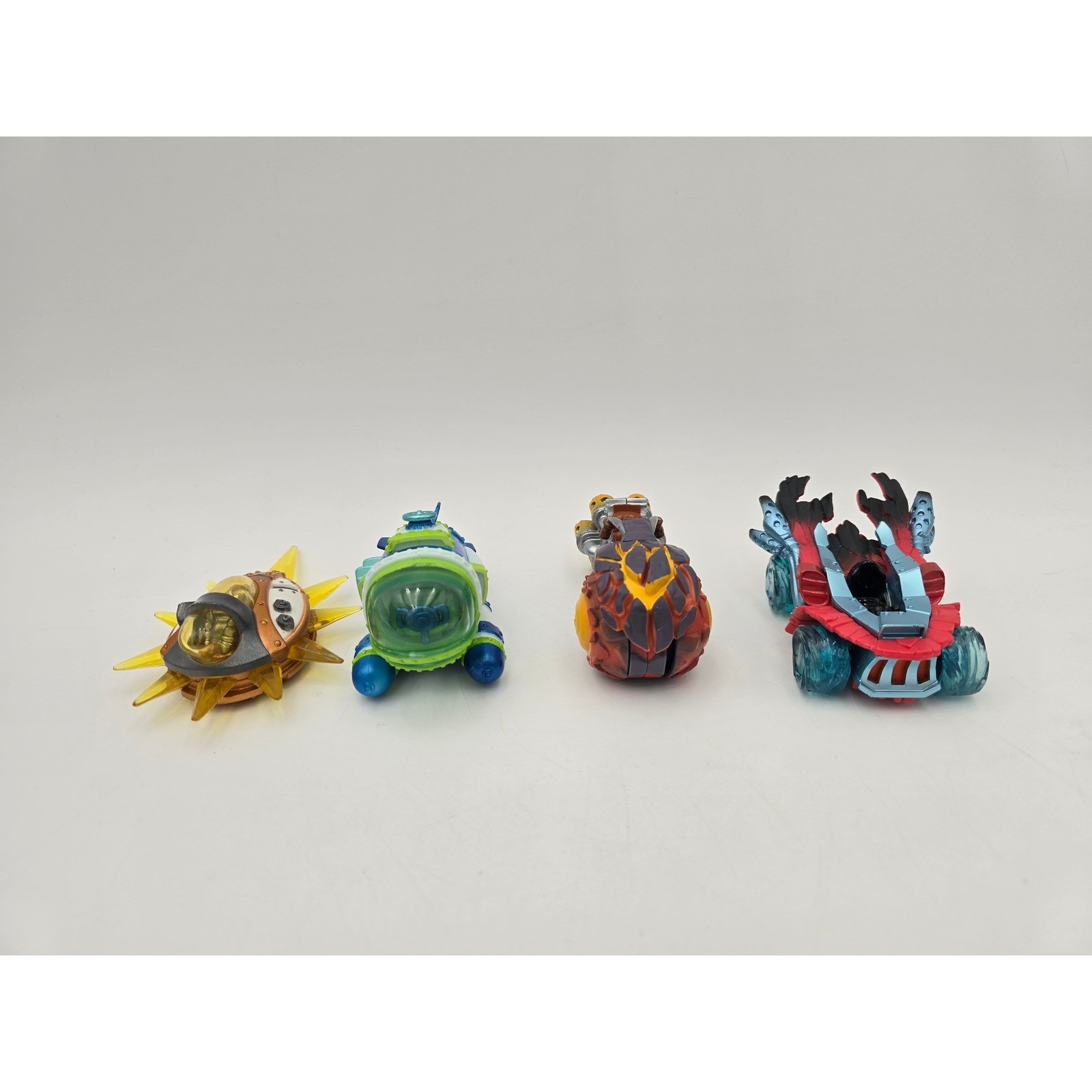 Skylanders SuperChargers Vehicle Lot 7 Figures Sea Shadow Shark Tank Reef Ripper