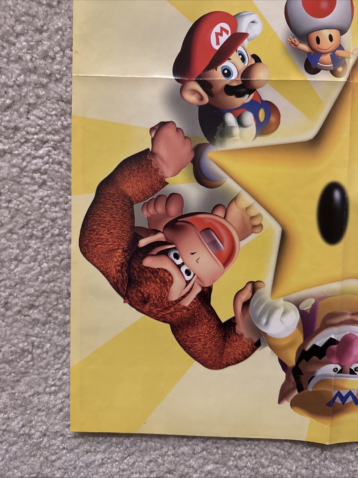 Vintage Mario Party 1 Expert Gamer Magazine Poster 1998 EGM 15” x 20”