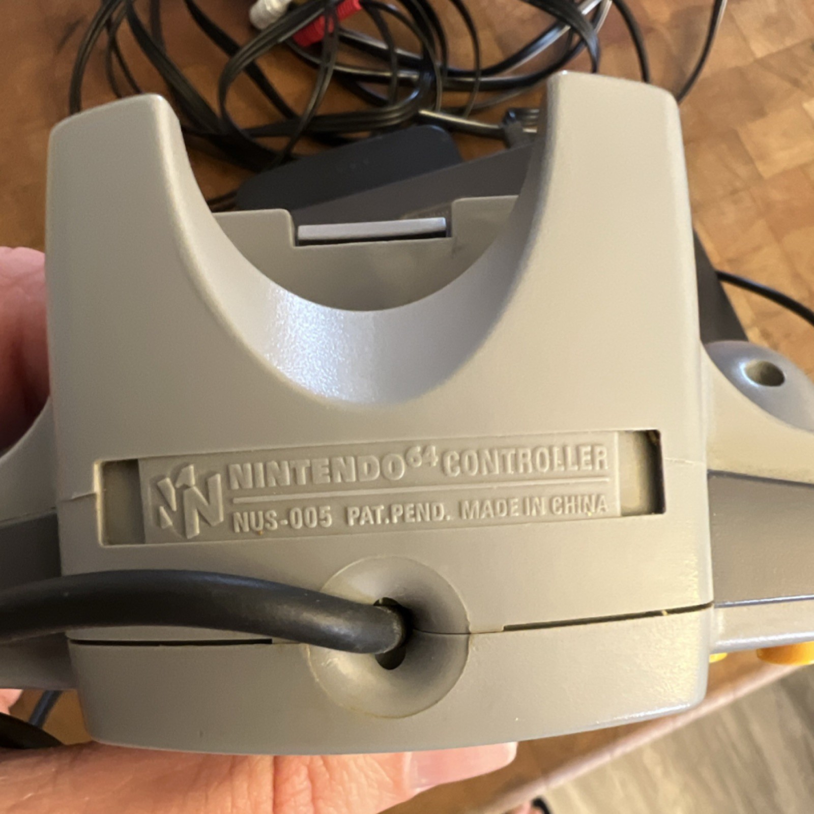 Nintendo 64 NUS-001 Black Console with Cords and Gray Controller