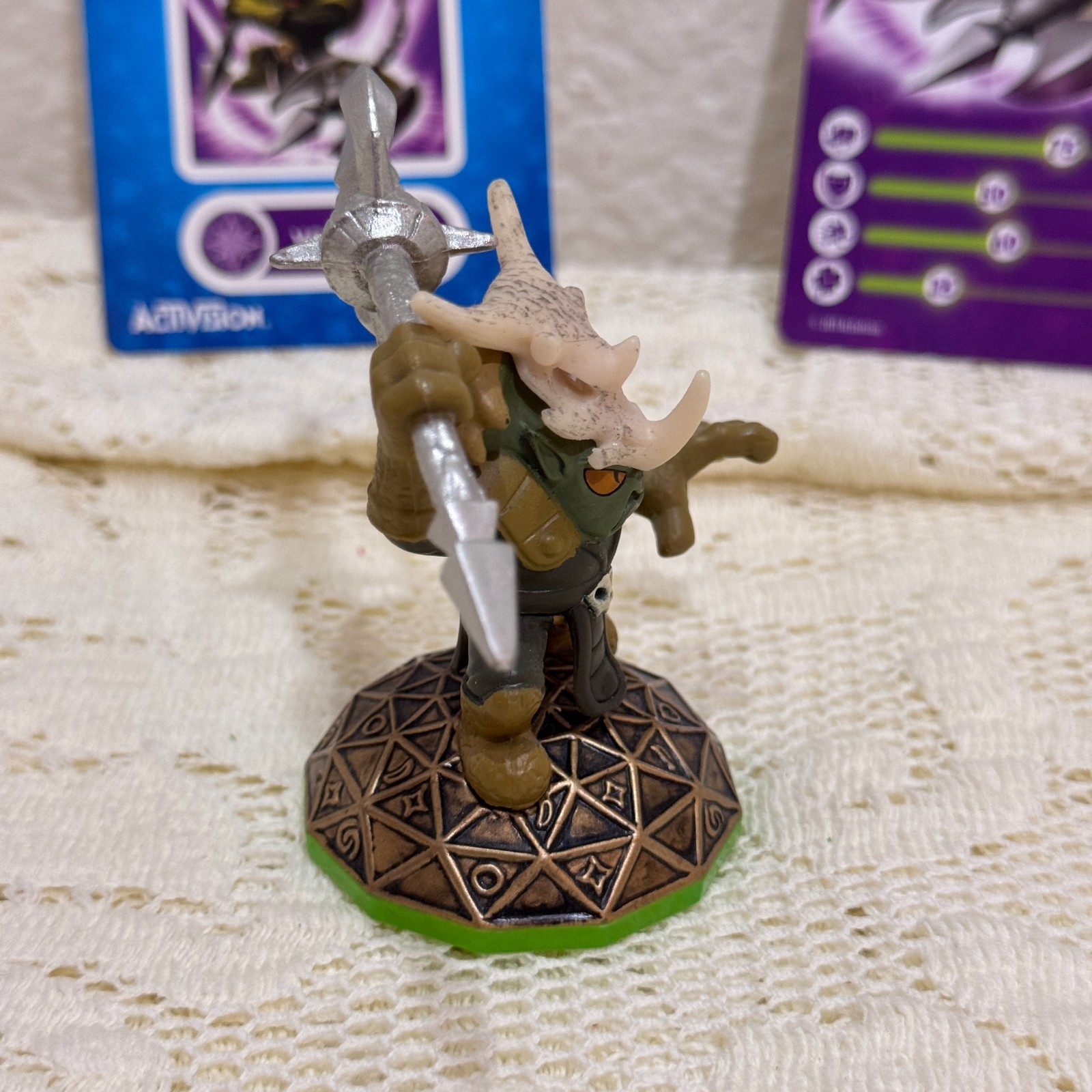 Skylanders Spyro’s Adventure Voodood Figure Card Sticker SSA Magic Element