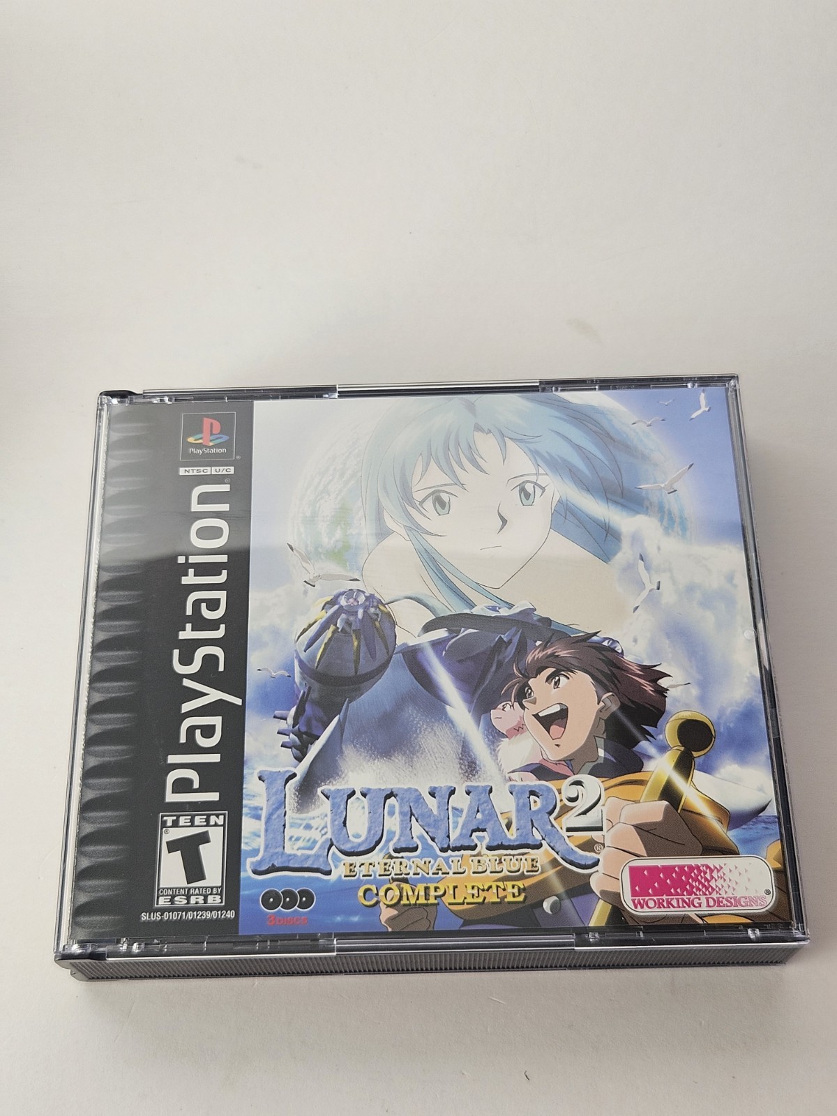 Lunar 2: Eternal Blue Complete (PlayStation 1, 2000) CIB Complete In Box