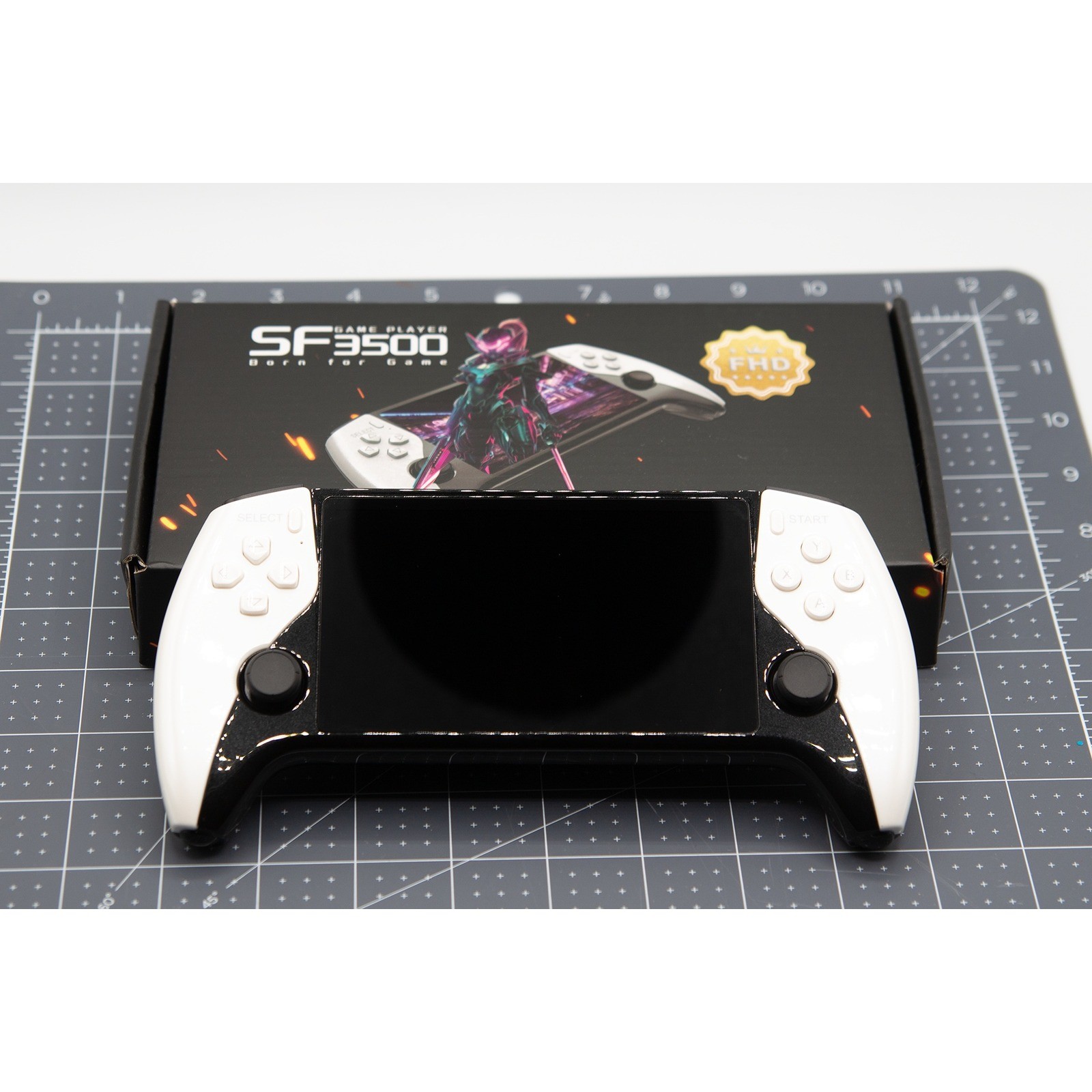 SF3500 Handheld Game Player 5 Inch IPS Screen FHD Dual Core 2G RAM White Black