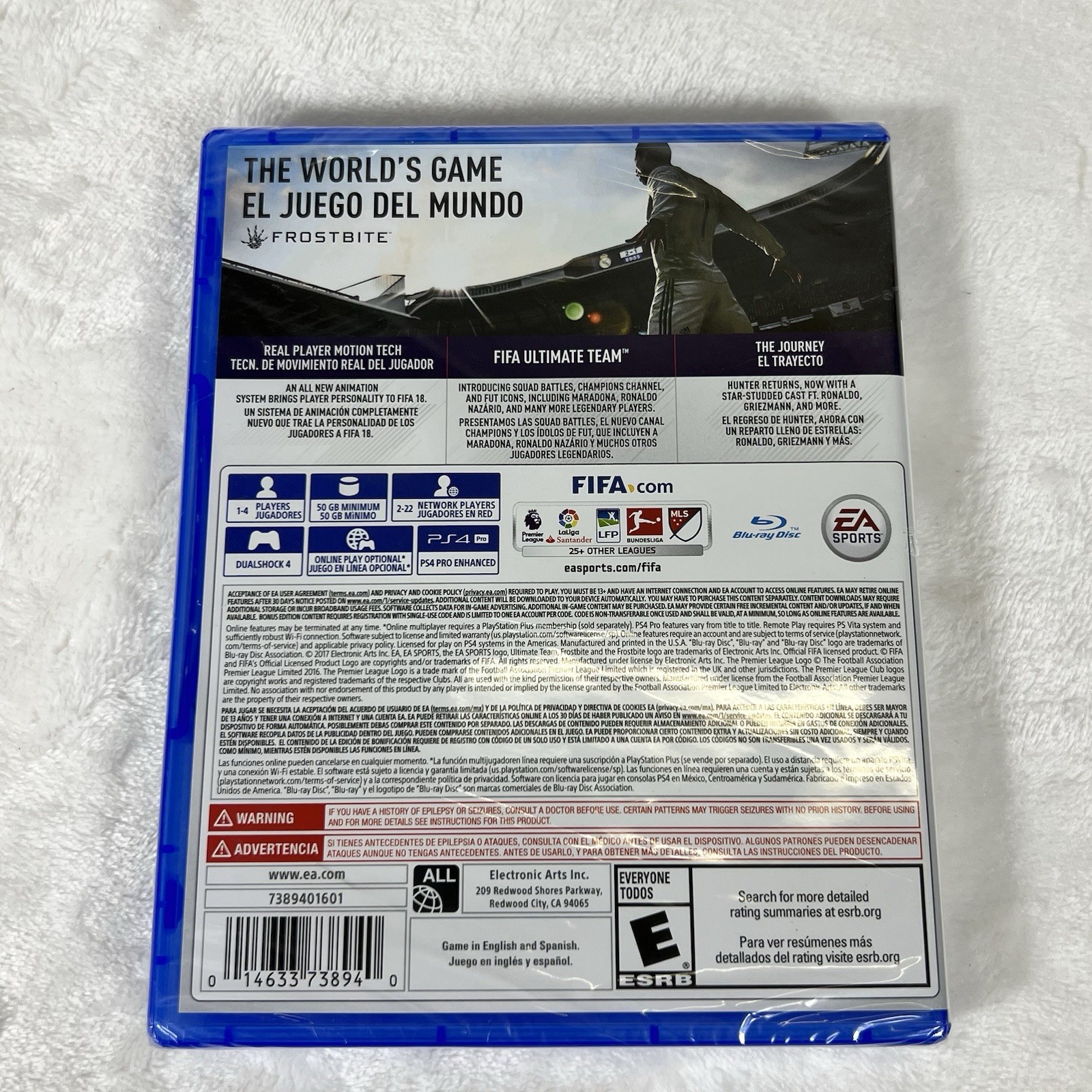 FIFA 18 (Sony PlayStation 4, 2018) Factory Sealed