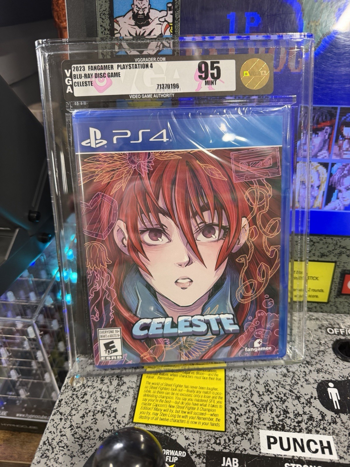 2023 PS4 Celeste Fangamer Blu-Ray Graded VGA 95 MINT Playstation 4