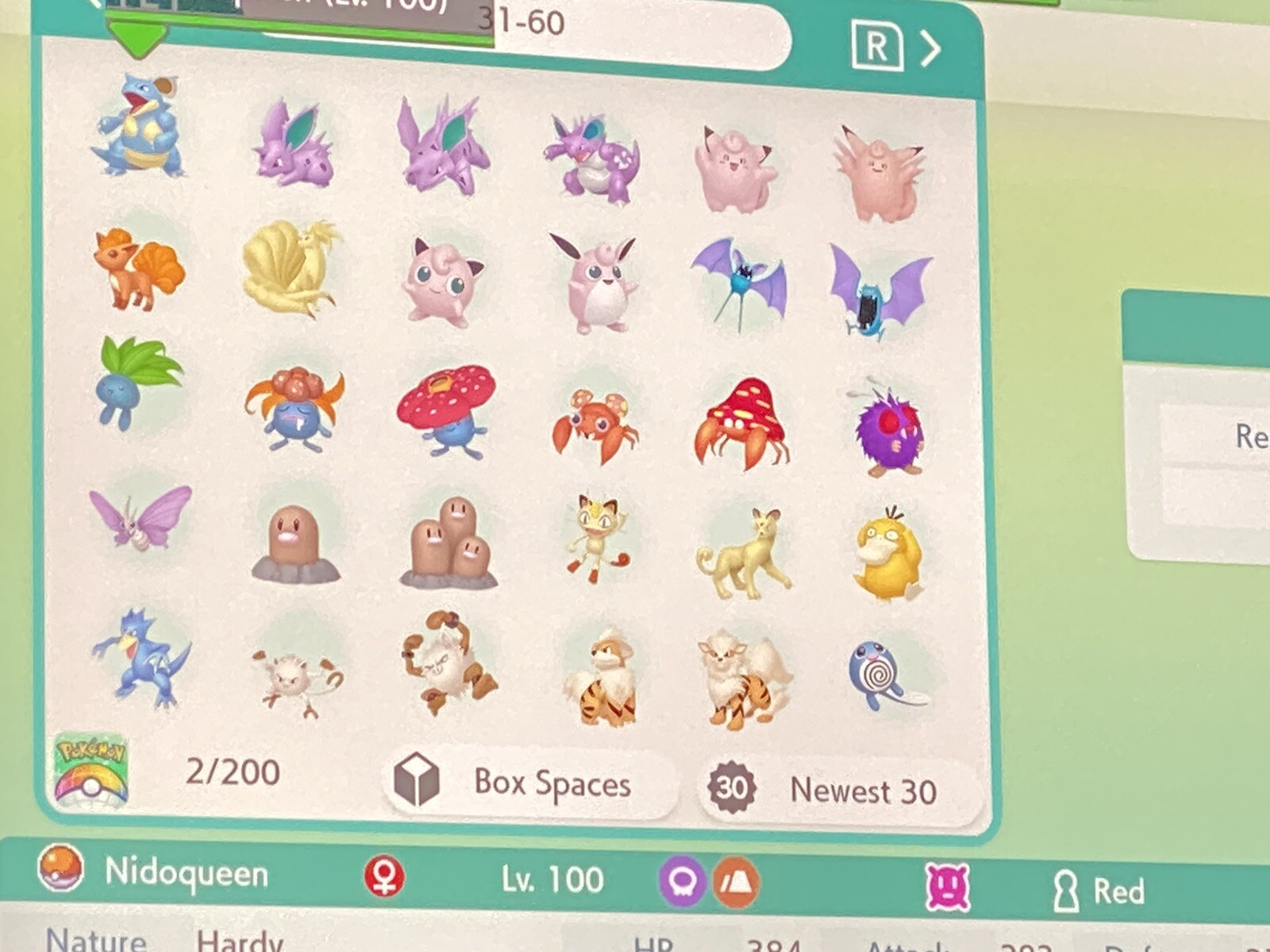 Pokémon home living dex