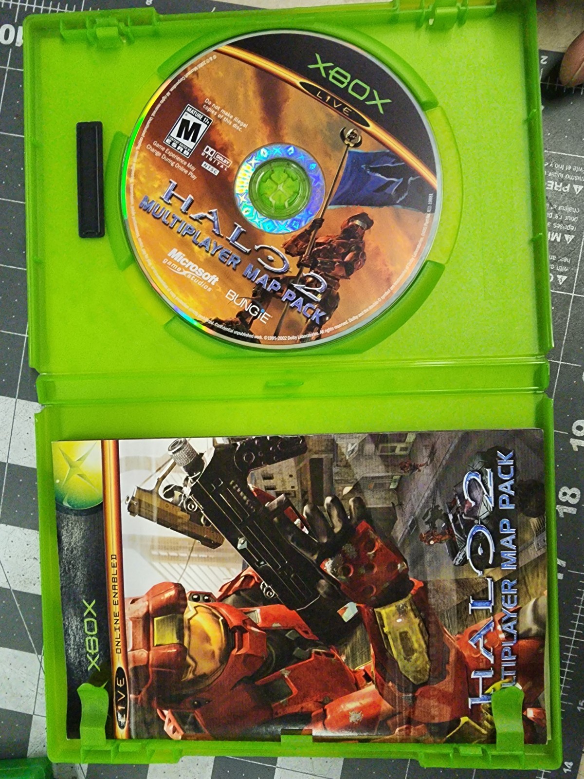 Halo 2 Multiplayer Map Pack (Xbox, 2005) Clean Tested Working CIB