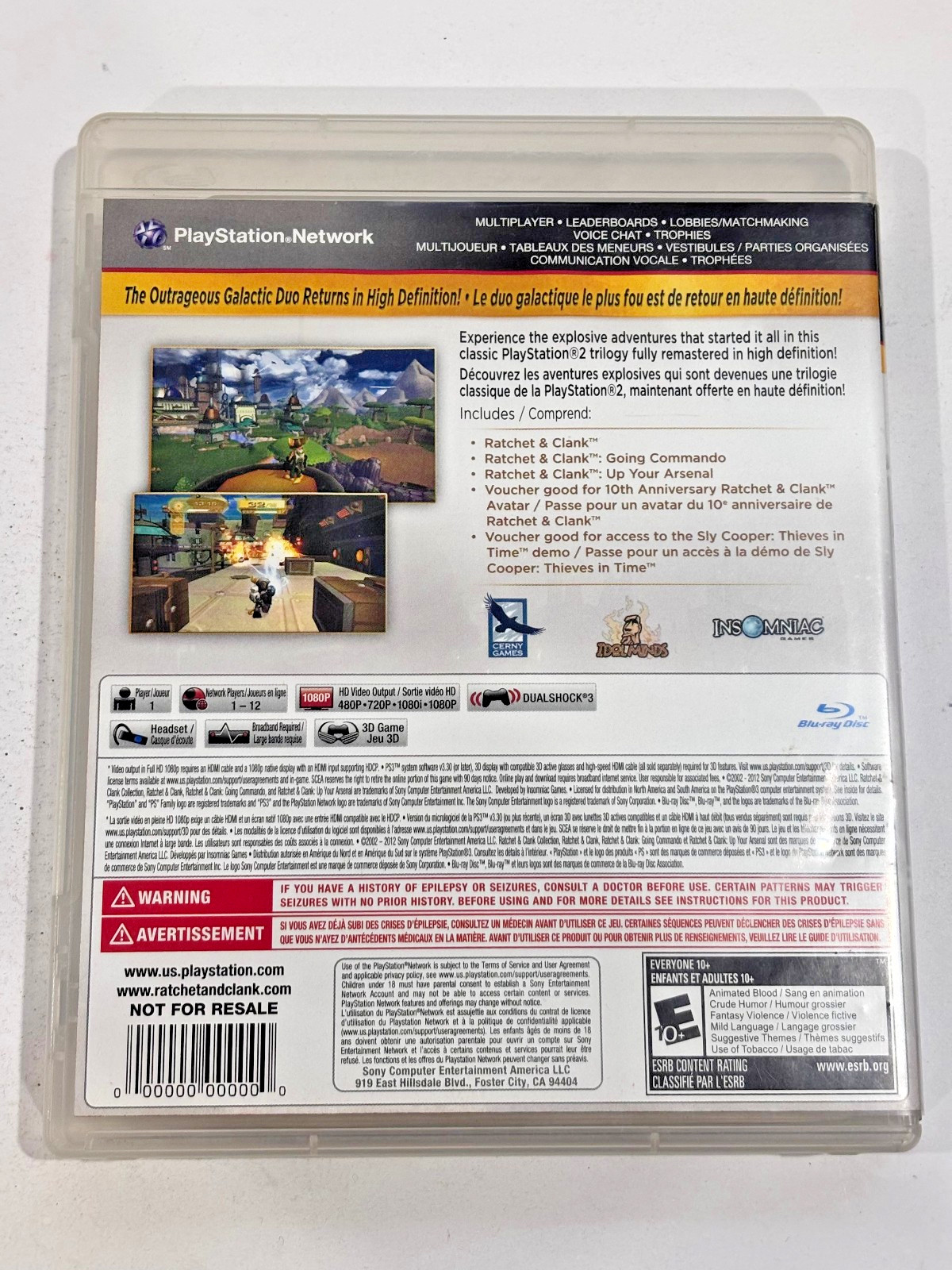 Ratchet & Clank Collection (Sony PlayStation 3, 2012)