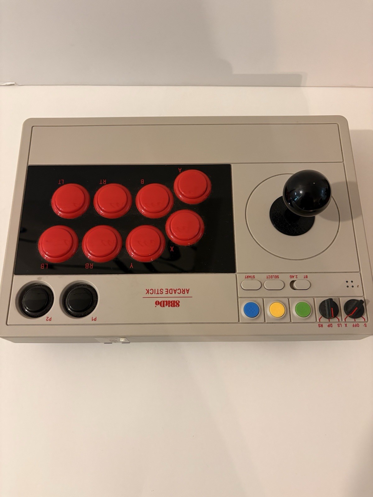 8BitDo Arcade Stick Wireless Arcade Controller for Nintendo Switch/PC 10m Gray