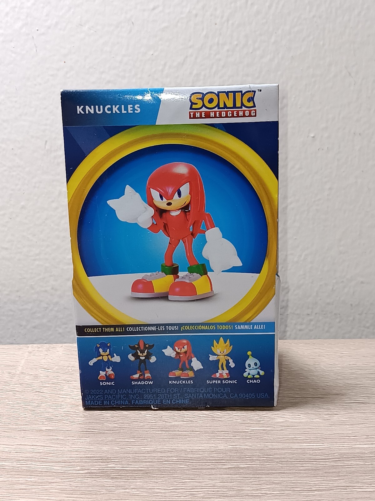 *FREE SHIP* 2.5″ KNUCKLES Modern Sonic the Hedgehog Jakks Pacific CHECKLANE