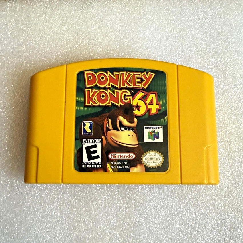 Nintendo Donkey Kong 64 Nintendo 64 N64 Cartridge NTSC-U/C E-Everyone