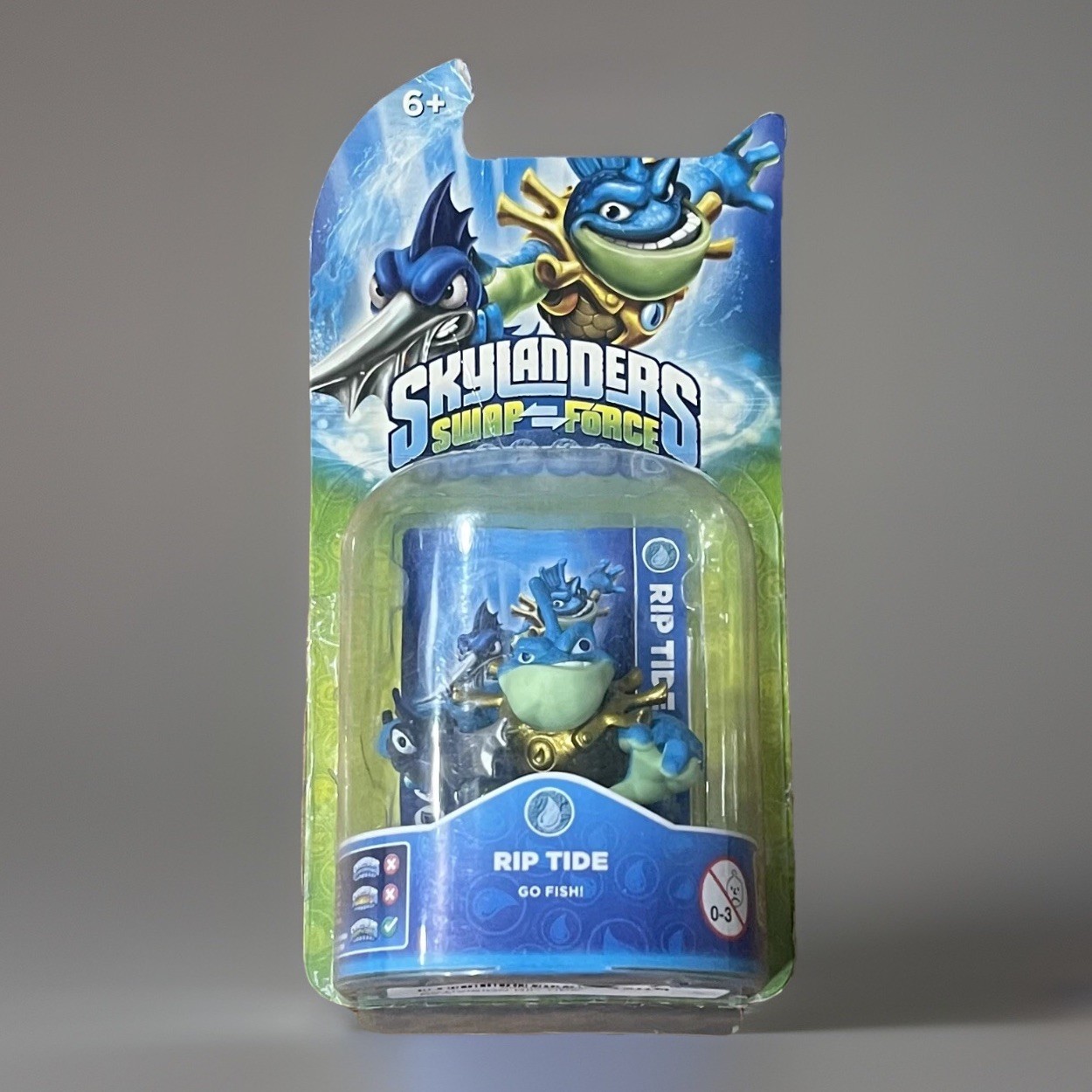 2013 Skylanders Swap Force Rip Tide Green Blue, Go Fish!