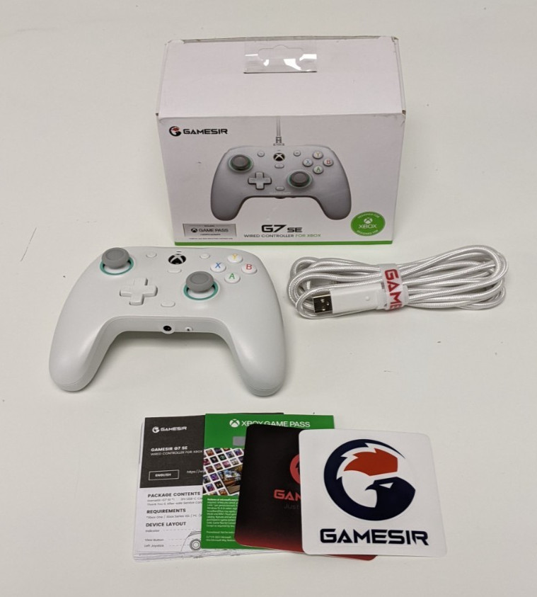 GameSir G7 SE Wired Controller for Xbox Series X|S, Xbox One & PC White Open Box