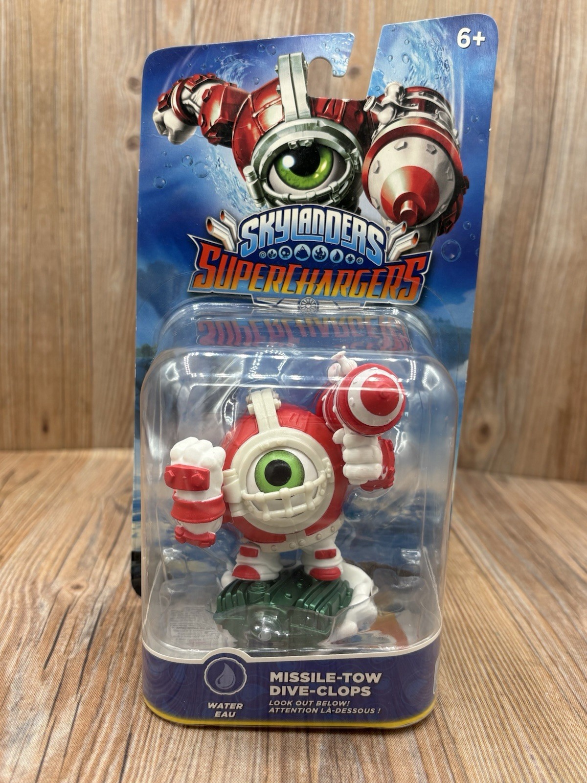Skylanders Missile-Tow Dive-Clops CHRISTMAS SuperChargers Character Pack NEW USA