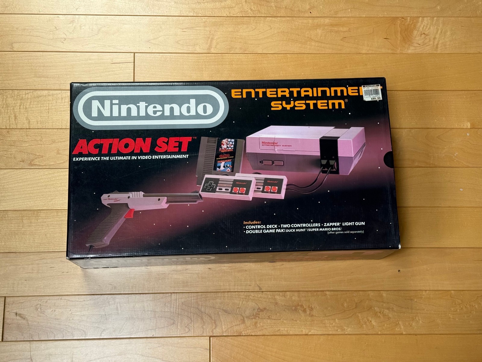 Nintendo NES Action Set CIB, Great Condition, w/ Paperwork AND MISTAKE see desc