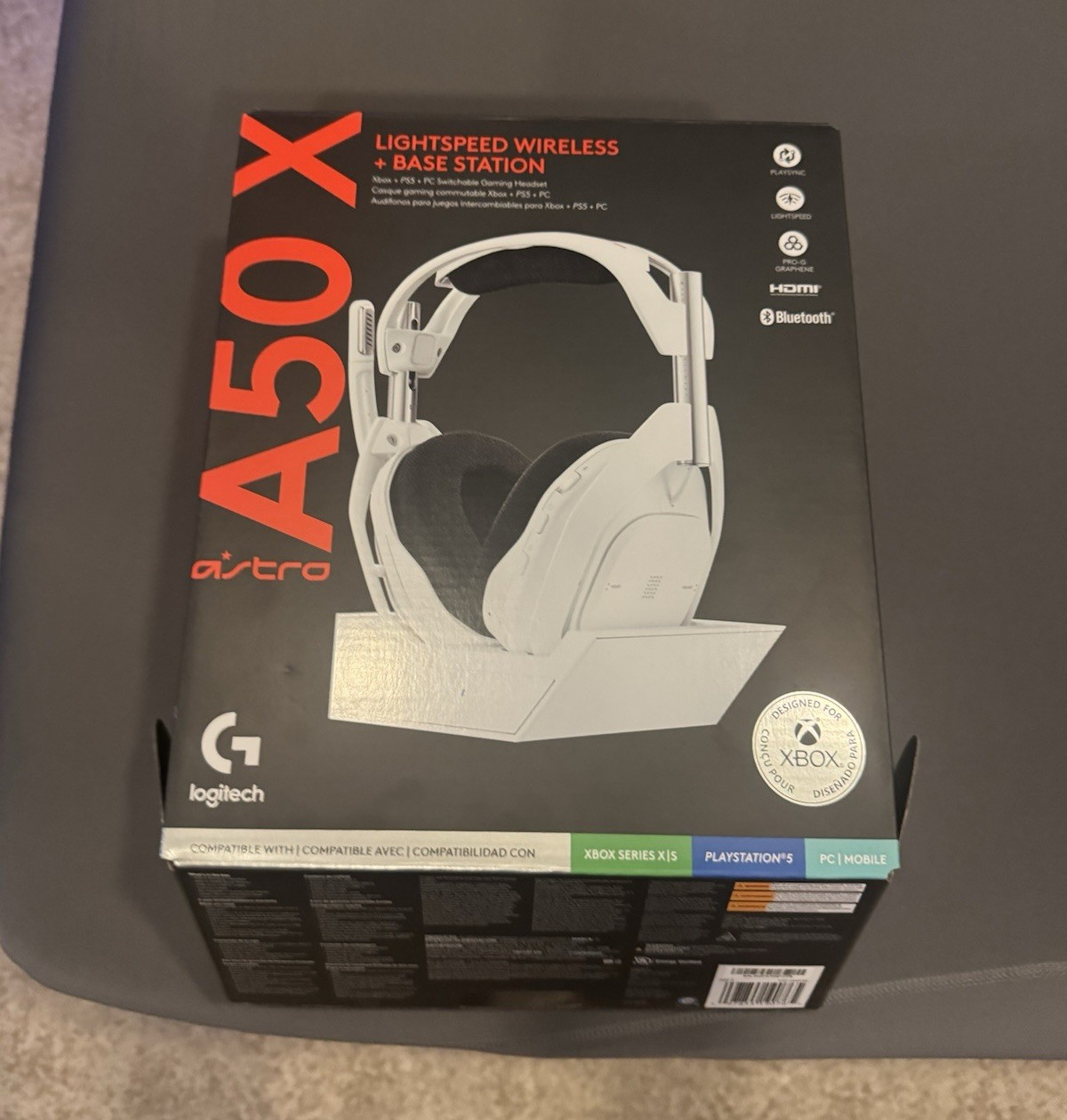 Astro A50 X LIGHTSPEED Wireless Gaming Headset w/ Base Station Xbox White