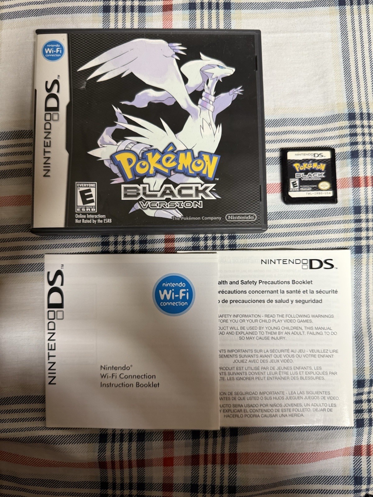 Pokemon Black and White, AUTHENTIC & TESTED. Has Case, Cart & manual In Picture
