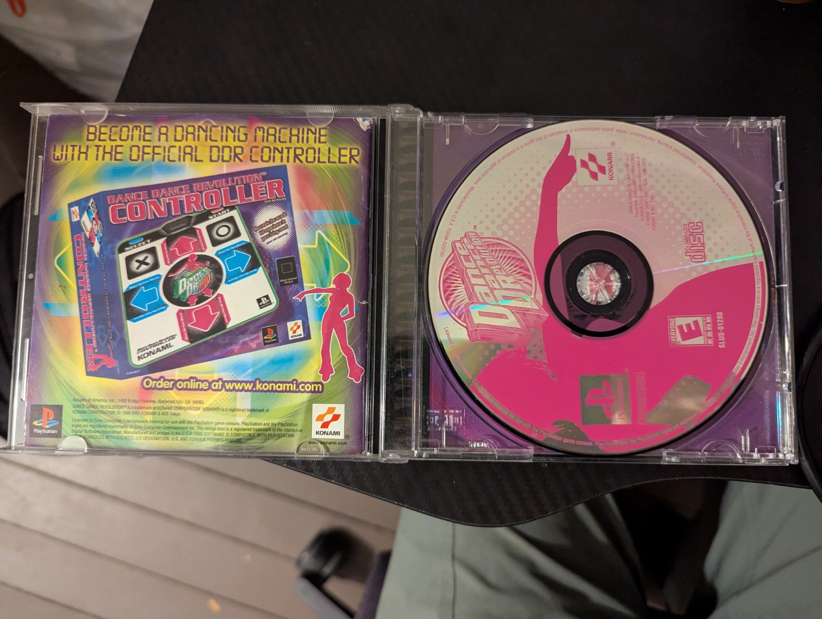 Dance Dance Revolution (Sony PlayStation 1, 2001) Complete in Box CIB PS1