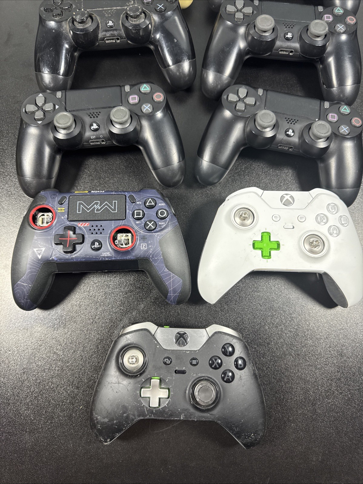 Lot Of 9 Various Colors Defective PS4/xbox One Elite Contollers Stick Drift