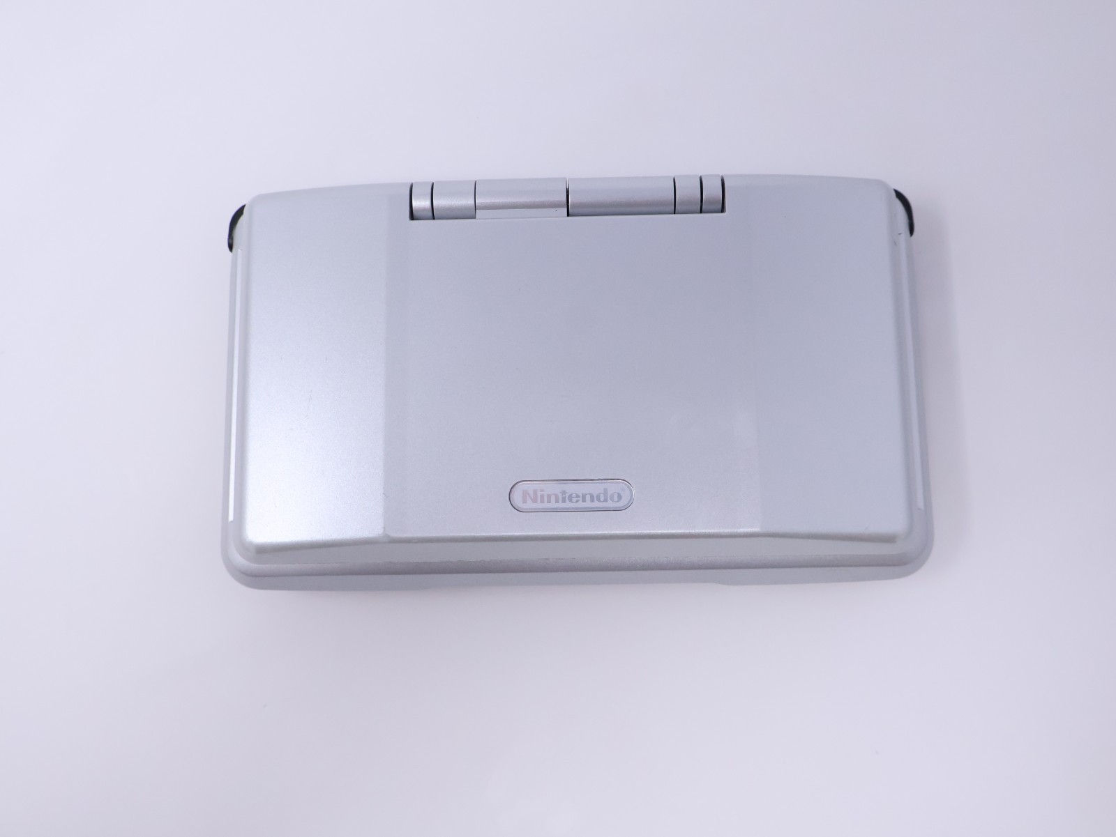 Nintendo DS Handheld Console Tested Working Titanium Silver w/ Charger & Stylus