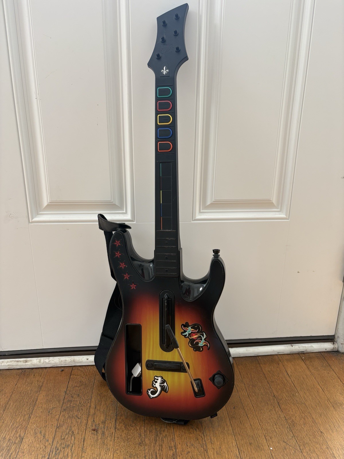 RedOctane Wireless Guitar Controller Nintendo Wii Guitar Hero 95455.805 Tested