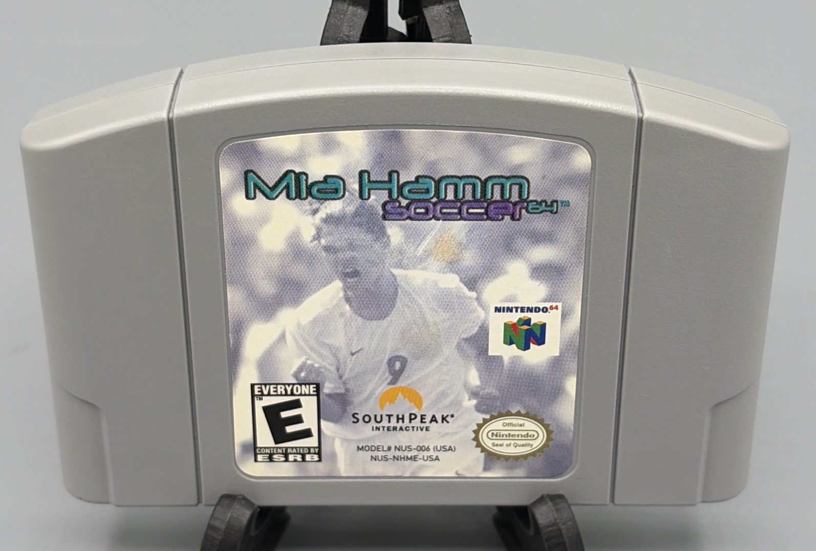 Mia Hamm Soccer Nintendo 64 N64 Authentic💯 Cleaned & Tested ✅ World Cup⚽️